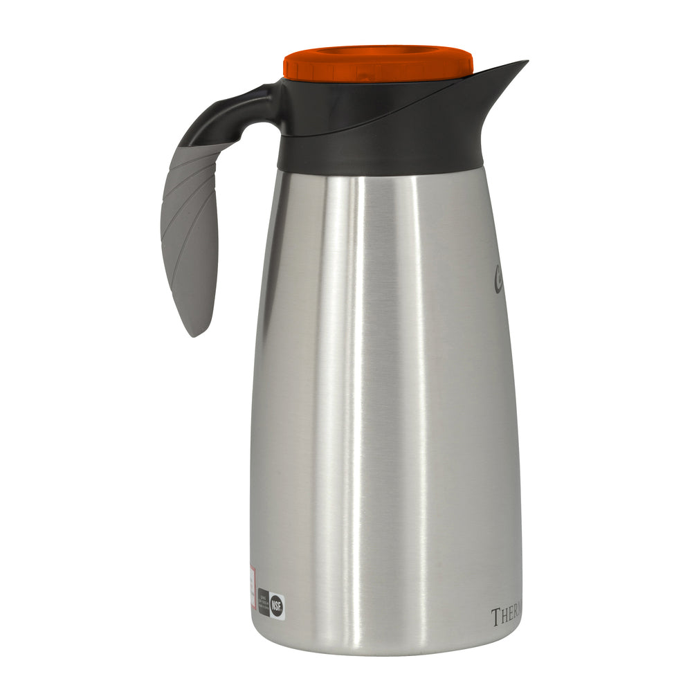 Curtis 1.9L Stainless Steel Coffee Pour Over Pot with Brew Through Decaf Lid - Perfect for Home Baristas & Specialty Coffee Brewing #TLXP1901S000D