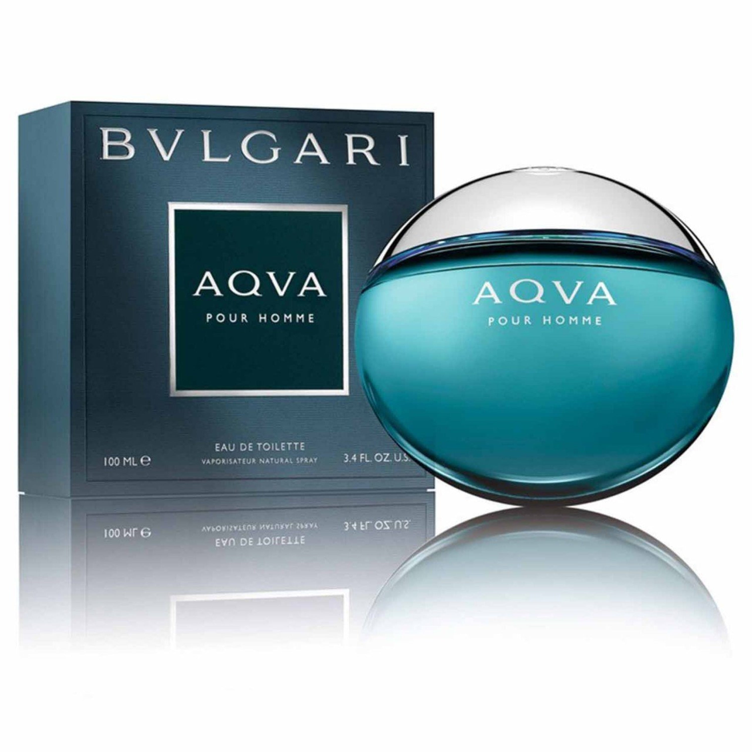 Bvlgari Aqva Pour Homme Eau de Toilette Spray for Men - Fresh Aquatic Cologne for Day & Night Wear, Office & Special Occasions