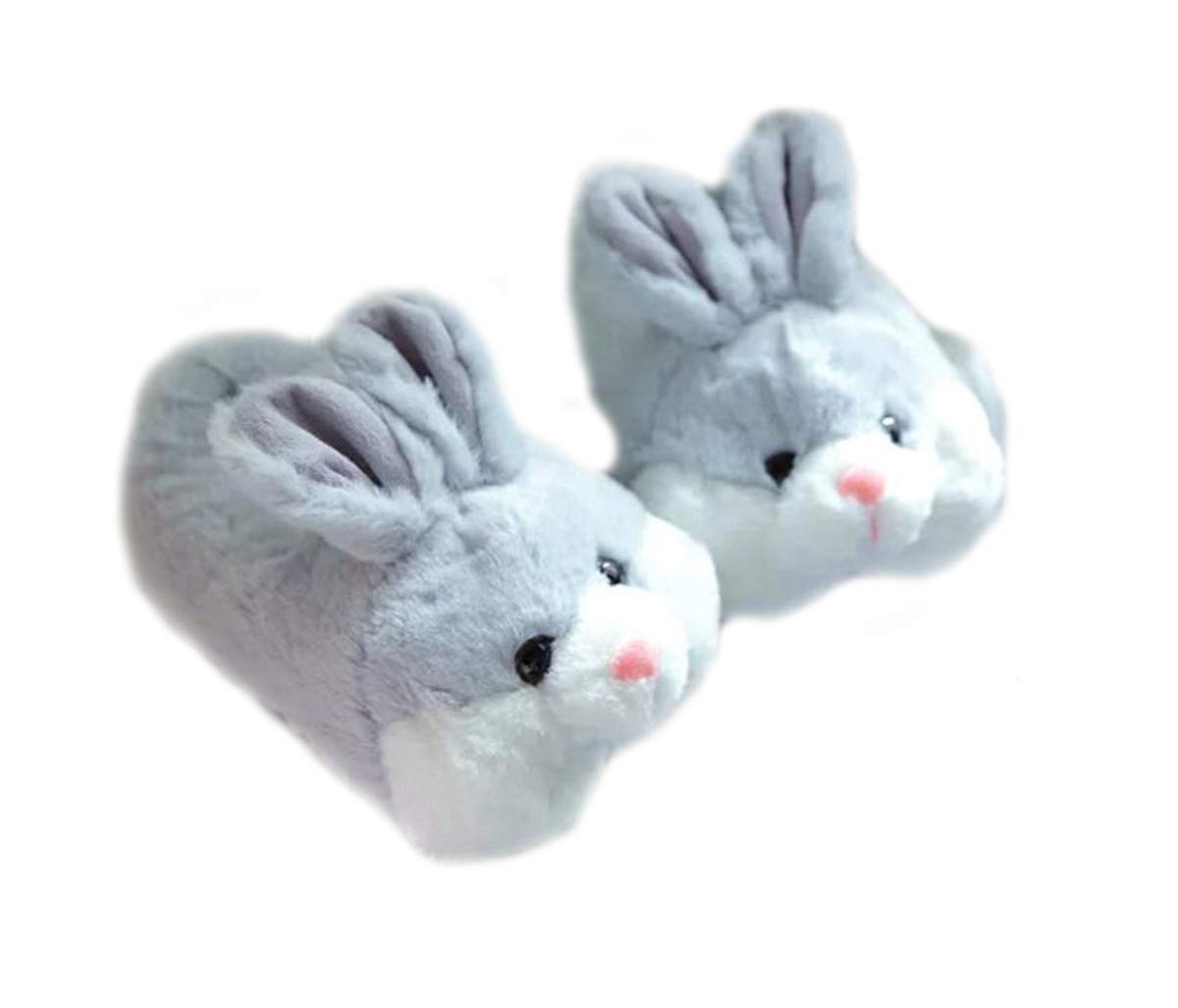 LANFIRE Animal Slippers - Warm Winter Home Slippers for Women & Men, Non-Slip Cozy Cotton Elephant & Hamster House Shoes - Perfect for Indoor Comfort, Lounge Wear & Gift Giving