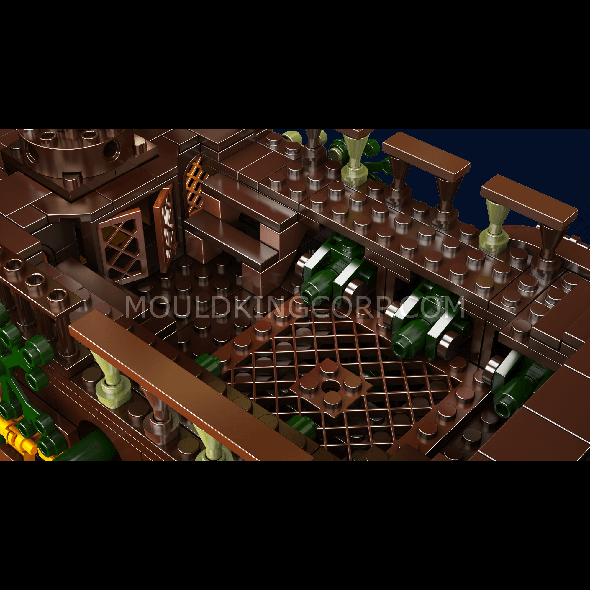 Mould King 13197 The Flying Dutchman Pirate Ship Model Building Kit | 4,364 PCS Blocks | Collectible Display Model for Adults & Teens | Perfect for Home Decor, Gifts & Creative Play