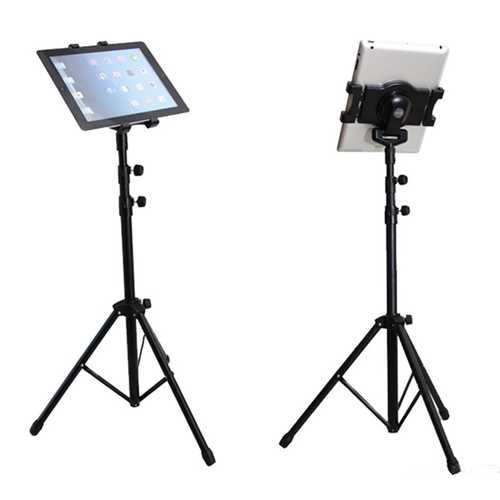Adjustable Foldable Tablet Stand Holder for 7-10 Inch iPad 2/3/4, iPad Air 2, iPad Mini - Perfect for Watching Movies, Video Calls, and Reading in Bed or Office