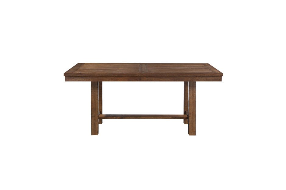 Bonner Collection Solid Pine 6-Piece Dining Set - Rustic Wood Kitchen Table & Chairs for Small Space, Farmhouse & Cottage Style Dining Room Furniture (Perfect for Breakfast Nook, Apartment or Cozy Home)