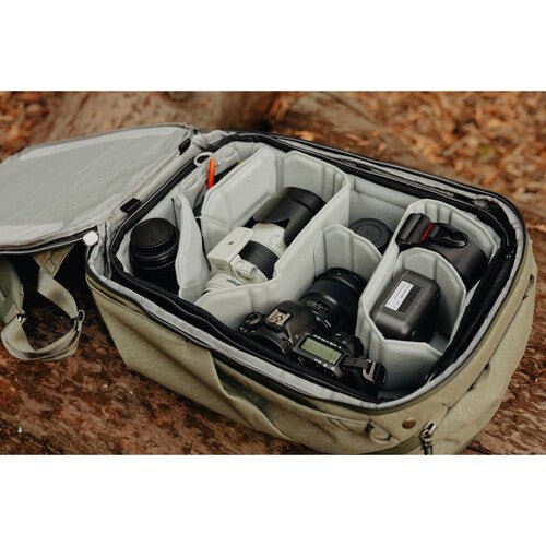 Peak Design Camera Cube V2 - Waterproof DSLR Camera Bag for Travel & Outdoor Photography (Black, Large) - Perfect for Hiking, Air Travel & Adventure Gear Storage
