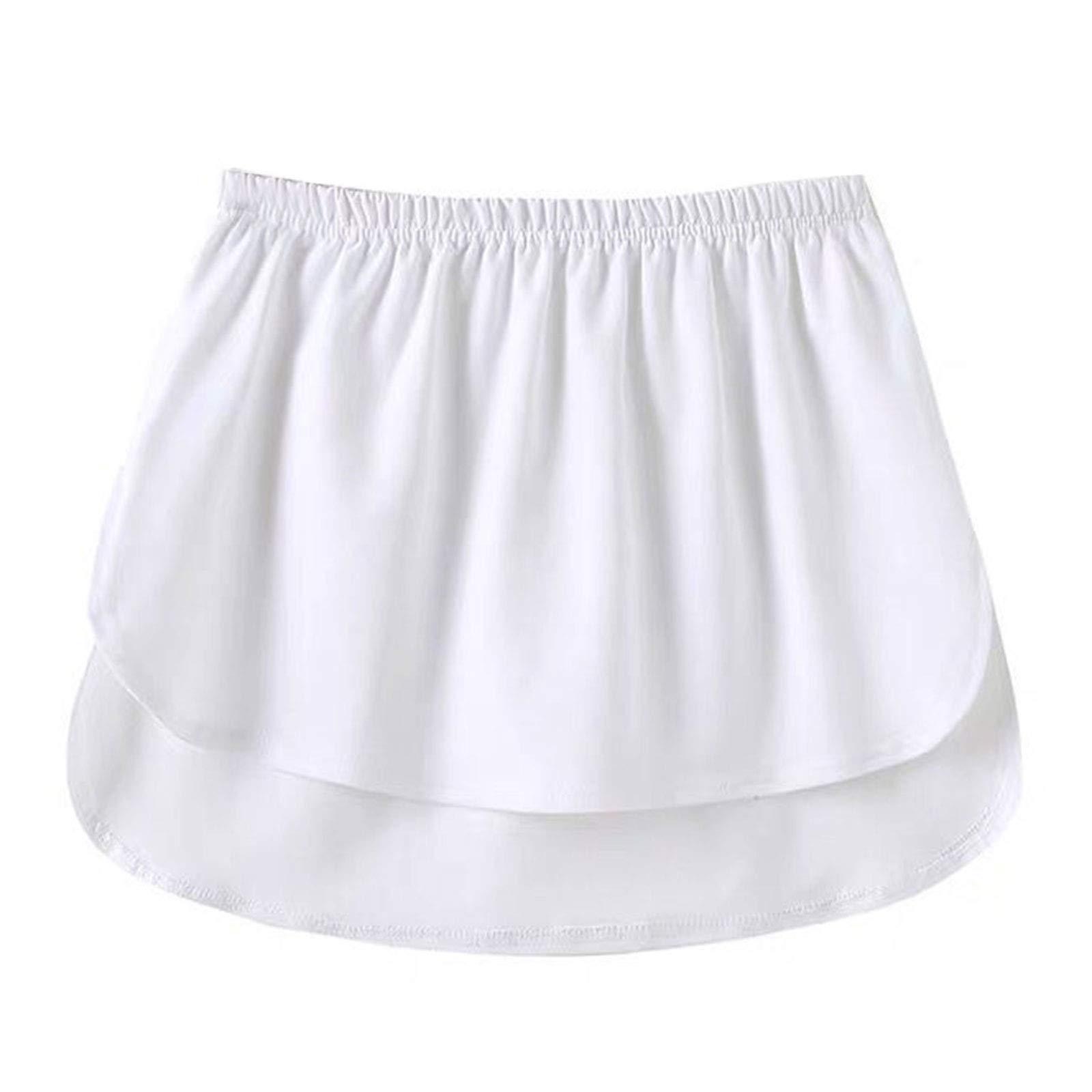Y2K Women's High Waist Elastic Adjustable Layered Fake Hem Split A-Line Skirt - Perfect for Casual Outfits, Streetwear Fashion & Retro Style