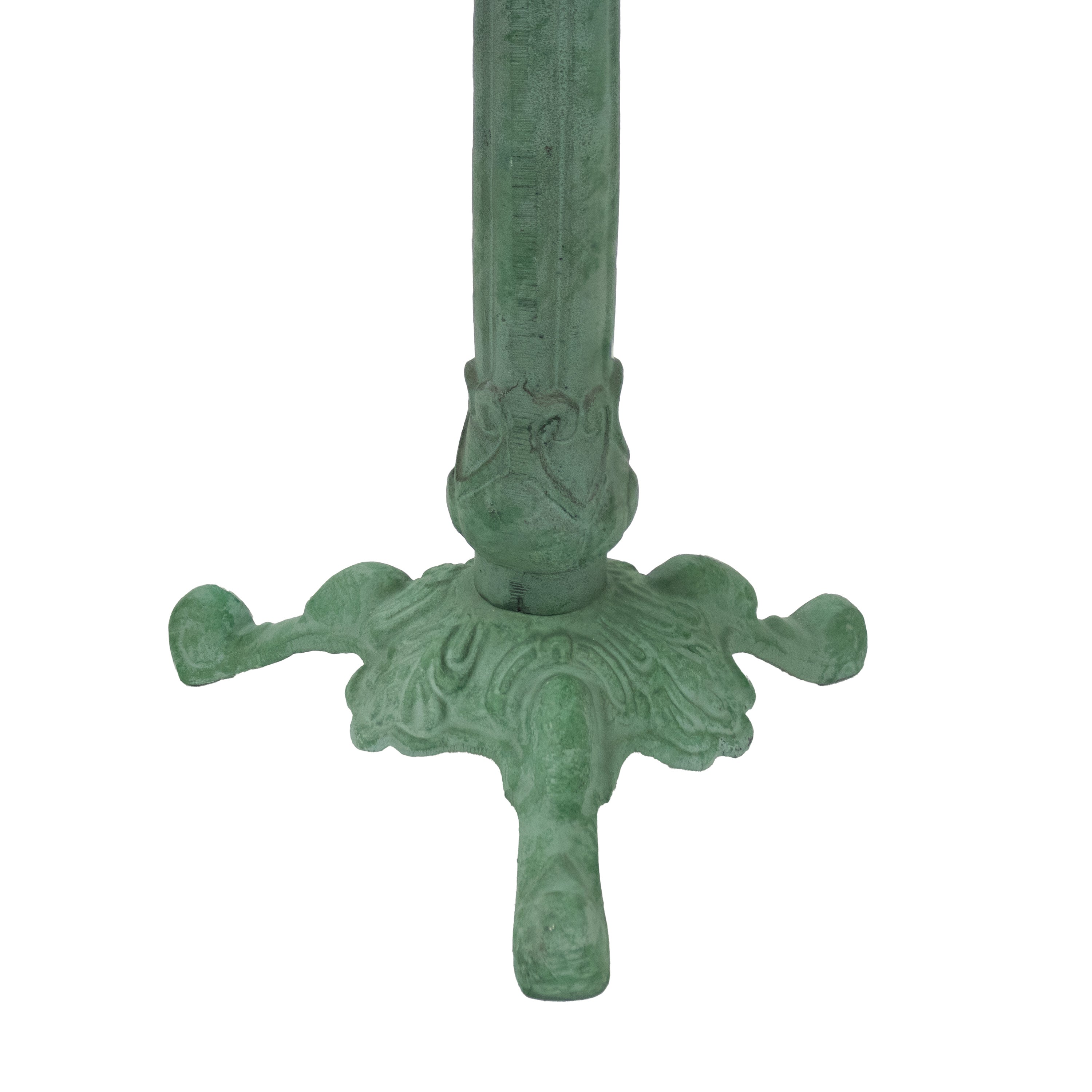 Autumn Leaf Metal Bird Bath with Green Patina - 11.75 Inch Garden Decor for Outdoor Bird Watching & Fall Landscape Decoration