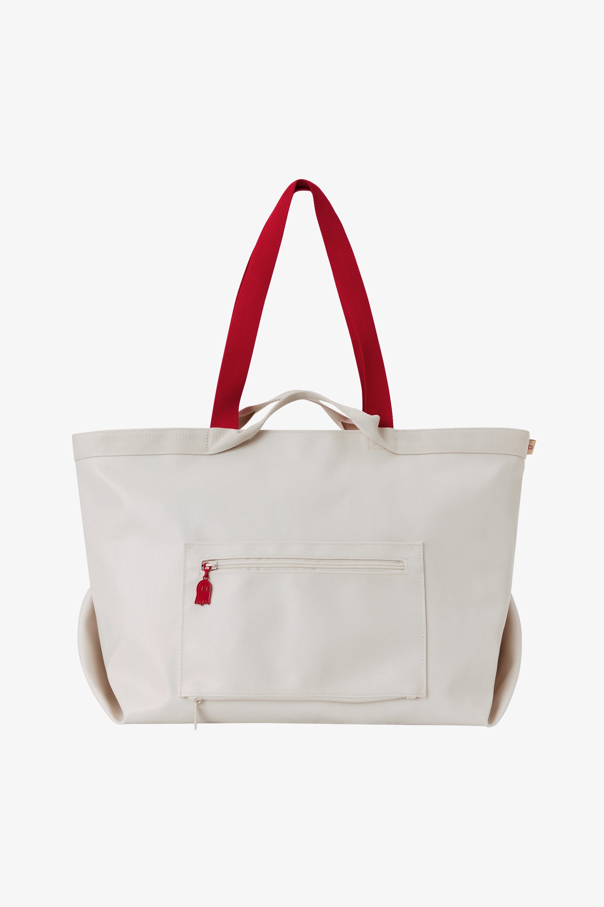 Premium Ghost White Travel Tote Bag - Waterproof & Spacious Carryall for Women | Perfect for Weekend Getaways, Beach Trips & Airplane Travel