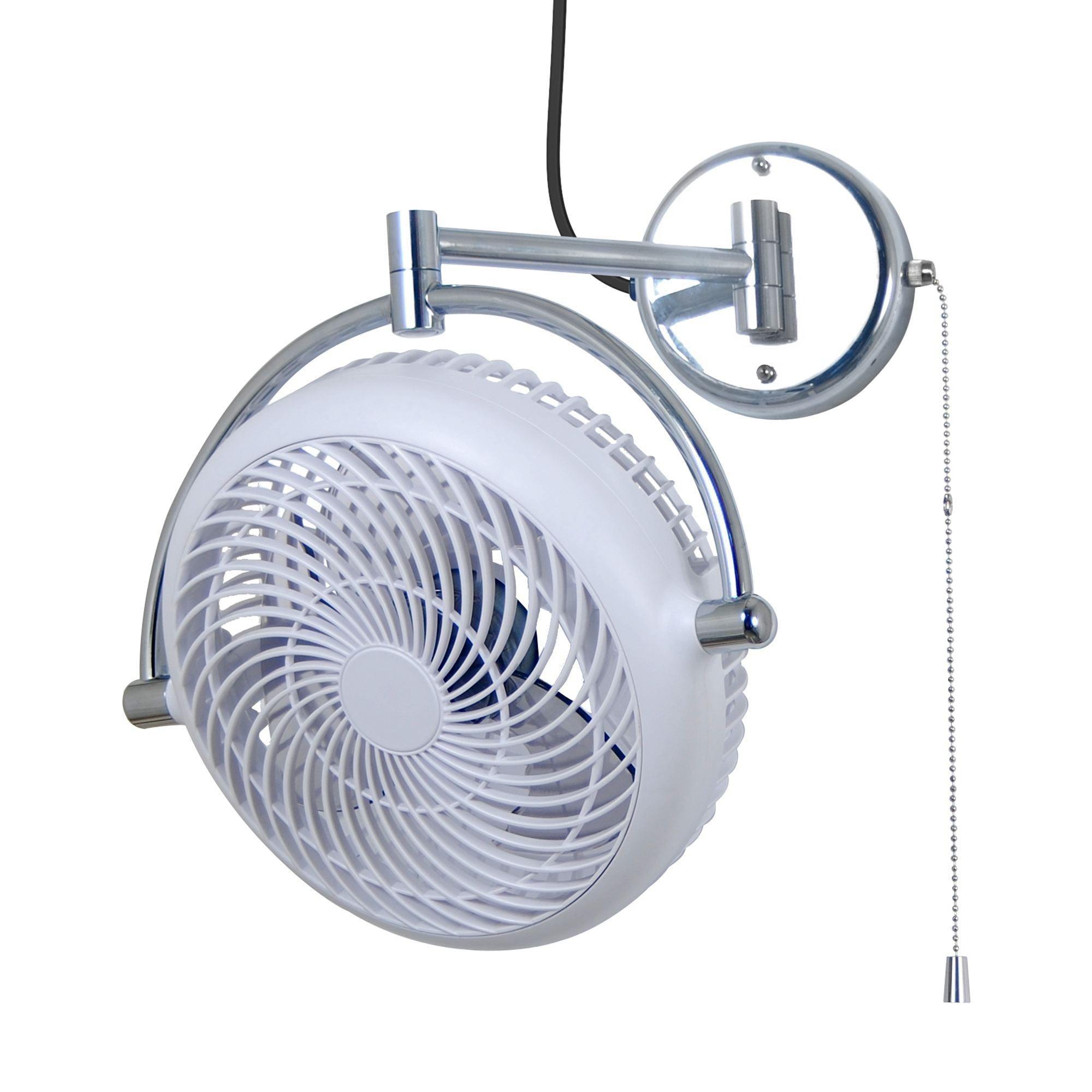 13 Inch Industrial Style Bathroom Ceiling Fan with Pull Chain - Waterproof Exhaust Fan for Bathroom, Laundry Room & Garage Ventilation