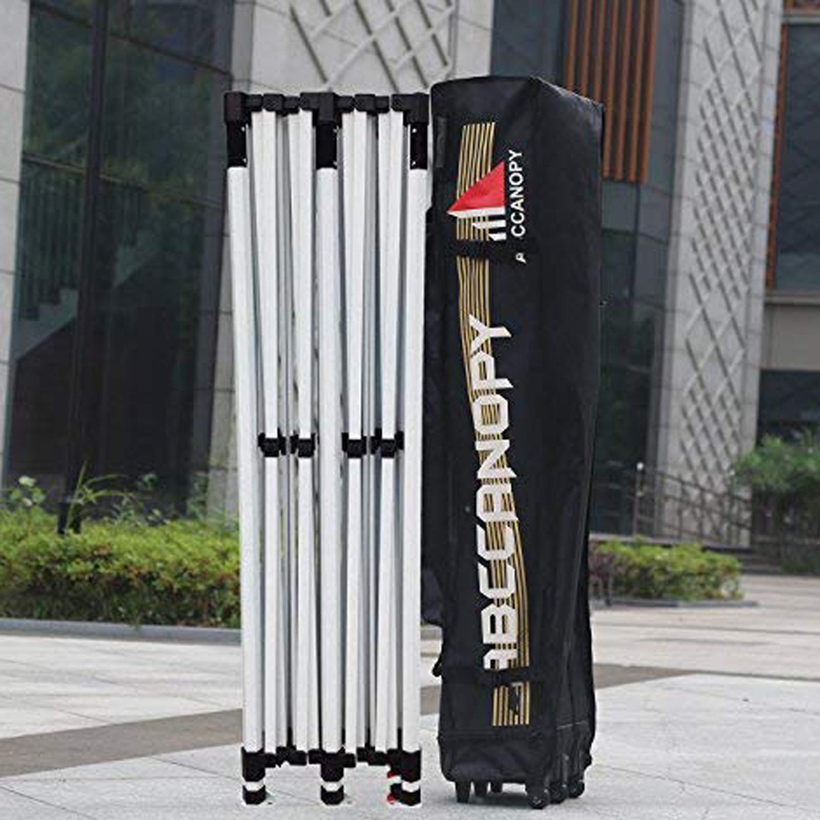 ABCCANOPY Professional 10x20 Pop Up Canopy Tent Frame with Roller Bag - Heavy Duty Outdoor Canopy for Parties, Events, Camping & Backyard