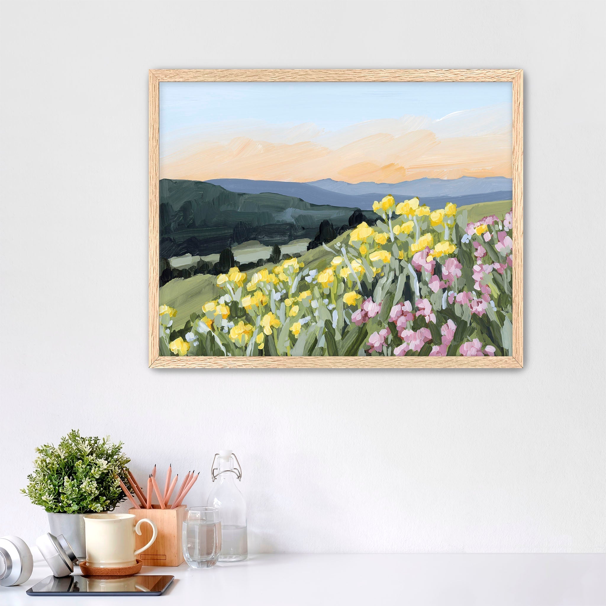Wasatch Wildflowers Art Print - Vibrant Floral Wall Decor for Home, Office & Gifts | Nature-Inspired Botanical Artwork