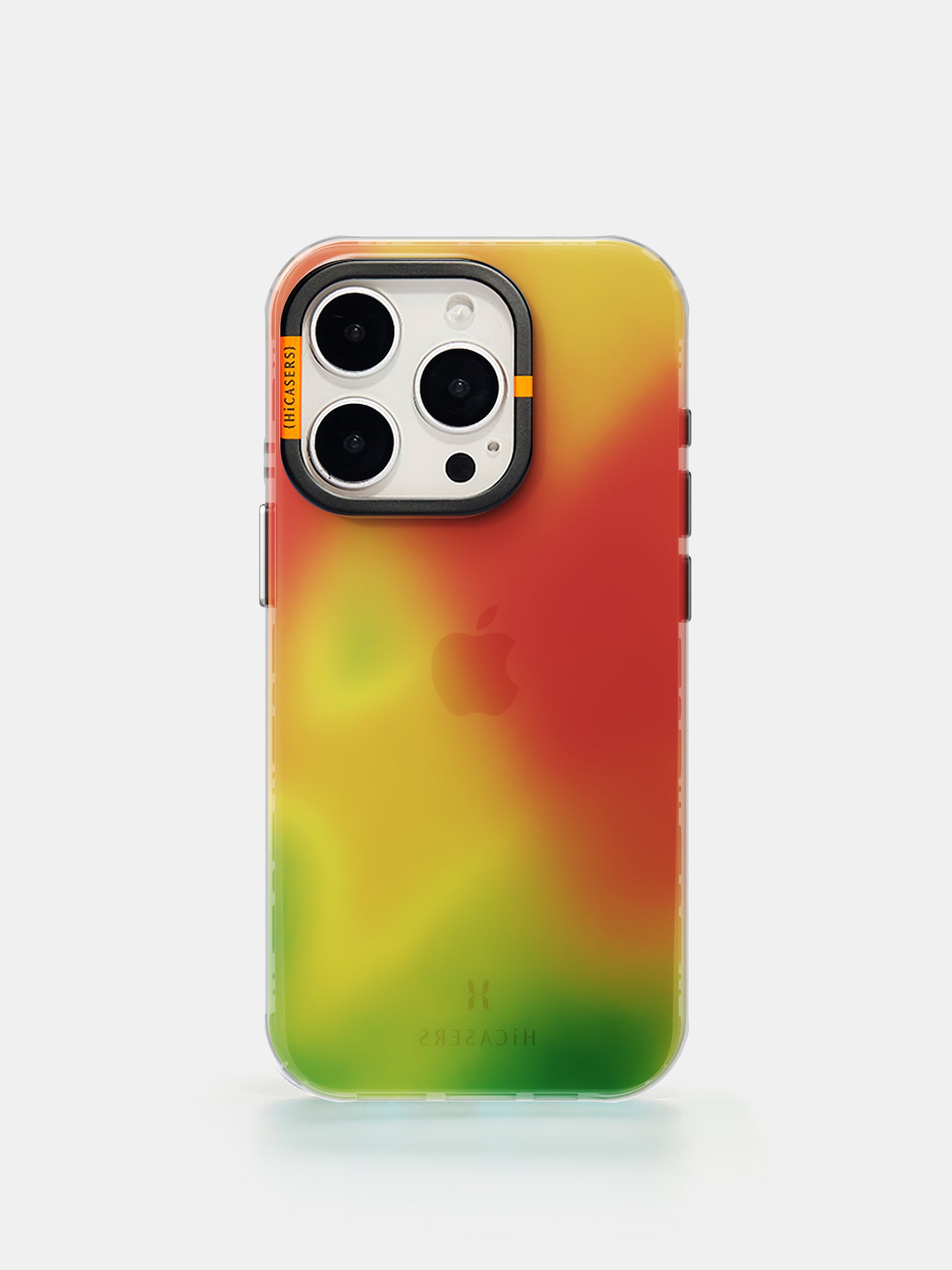 Sky Gradient Iridescent Phone Case - Orange & Green Holographic Cover for iPhone & Samsung | Trendy Protective Case for Everyday Use & Special Occasions