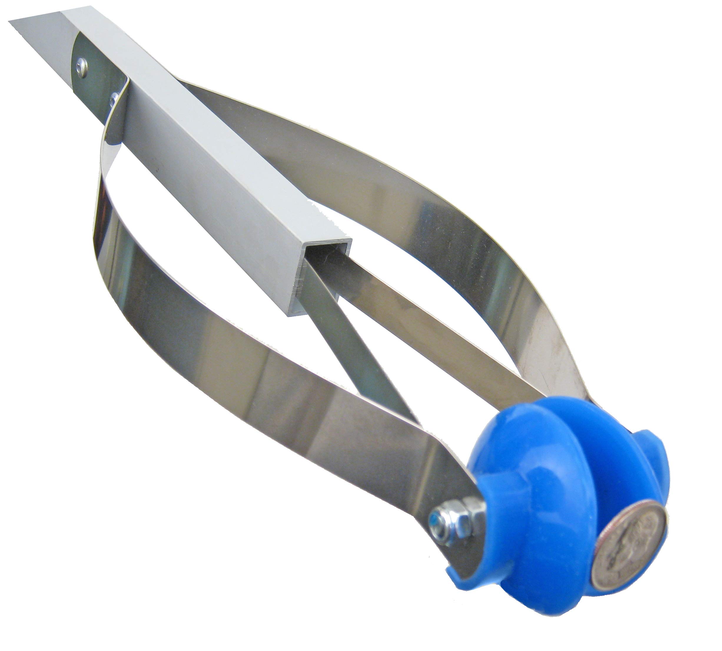 ArcMate EZ Reacher Replacement Gripper Cups - Food Safe Silicone Grabber Tips for Indoor Use - Heat Resistant with Locknuts (Blue, 2 Pairs/4 Cups) - Perfect for Elderly Assistance, Mobility Aid, and Household Item Retrieval