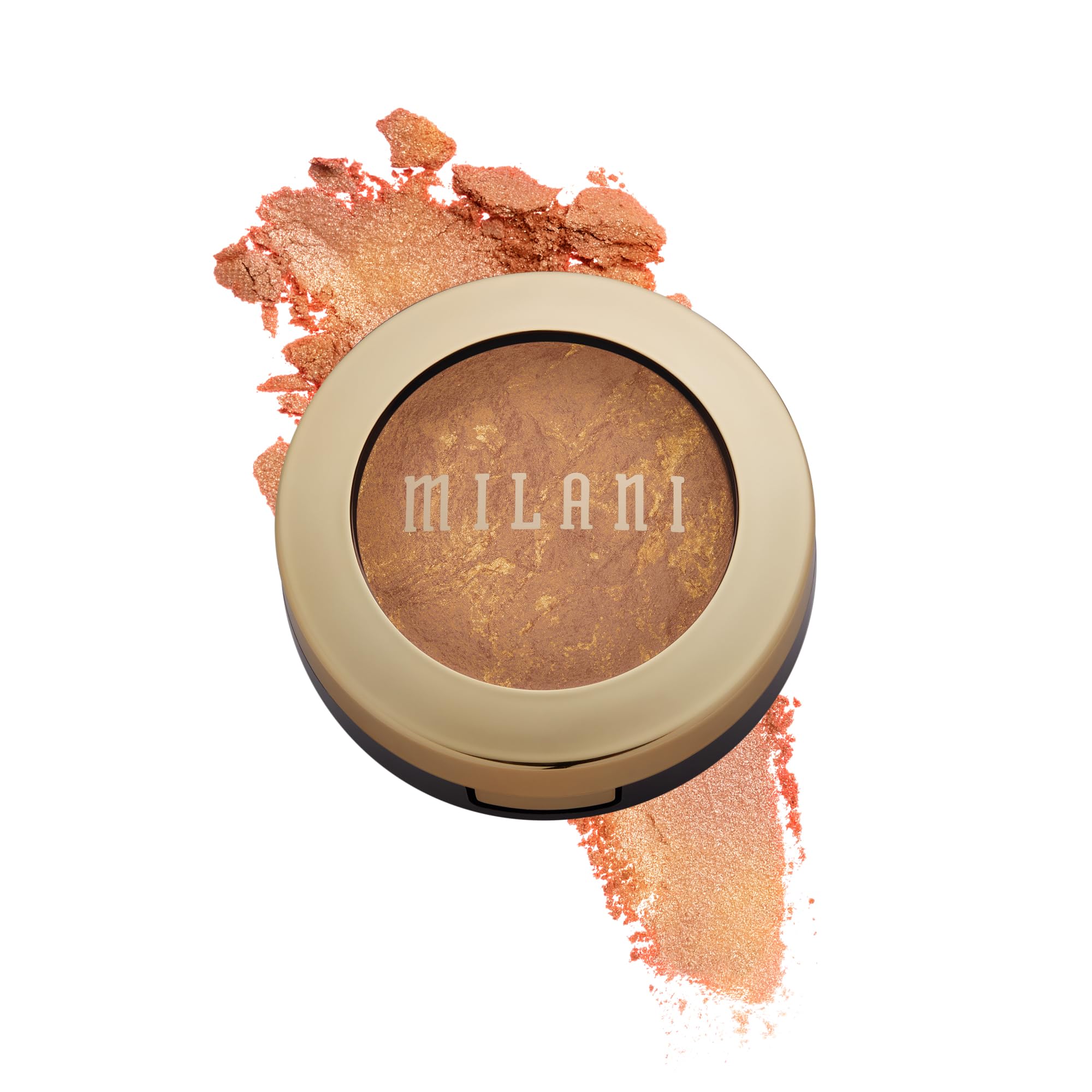 Milani Baked Bronzer - Cruelty-Free Shimmer Powder for Contouring & Highlighting (0.25oz) - Perfect for Everyday Glow