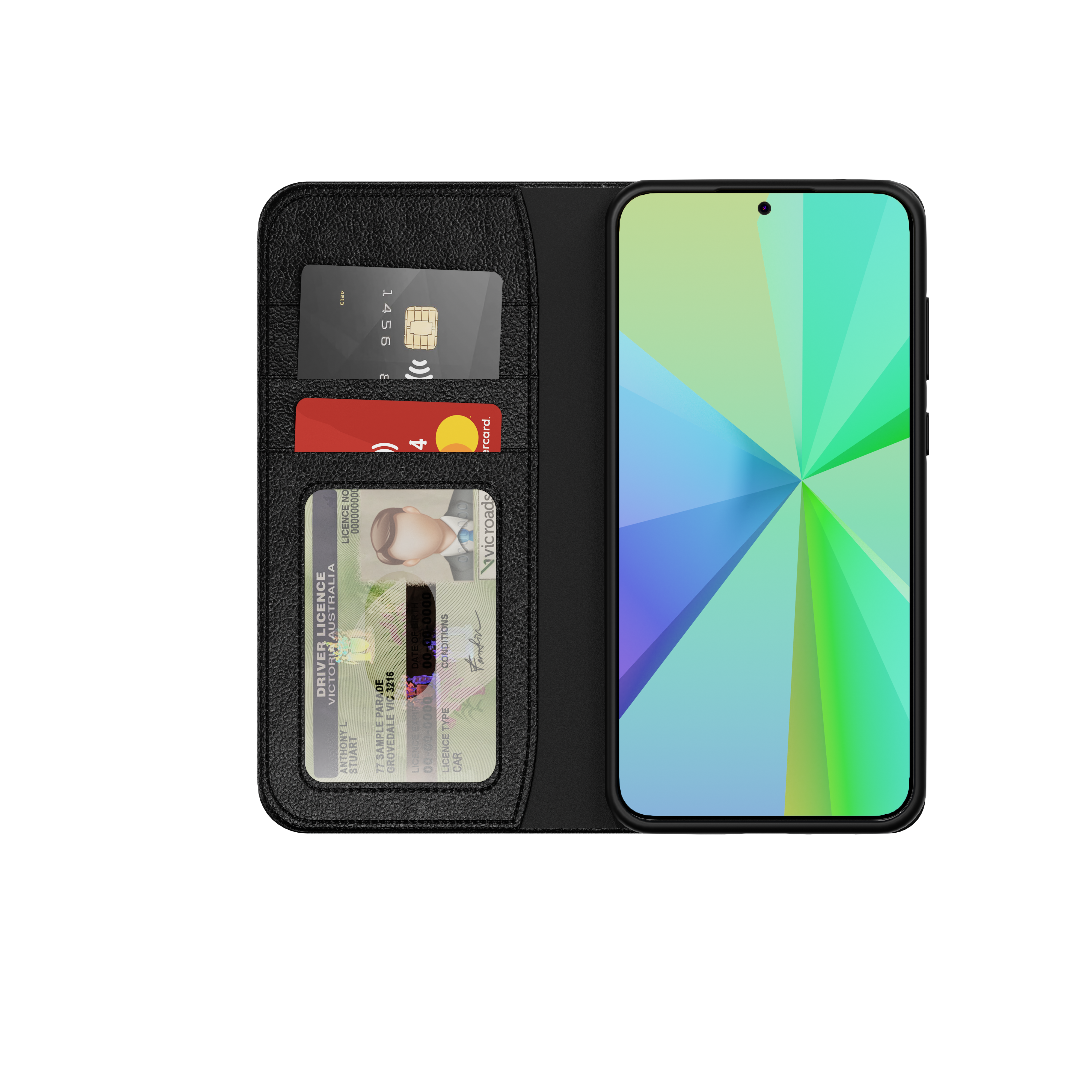 Premium Wallet Case for Samsung Galaxy A56 - Slim RFID Blocking Leather Cover with Card Slots & Kickstand - Perfect for Travel, Work, and Everyday Use