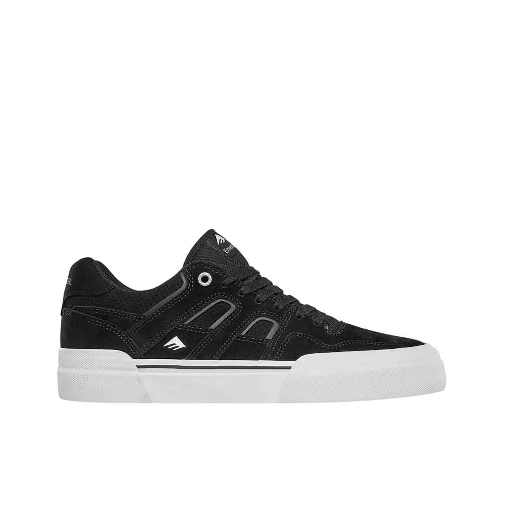 Emerica Tilt G6 Vulc Skateboard Shoes - Black/White/Gum Color - Durable Vulcanized Sole for Street Skating & Casual Wear