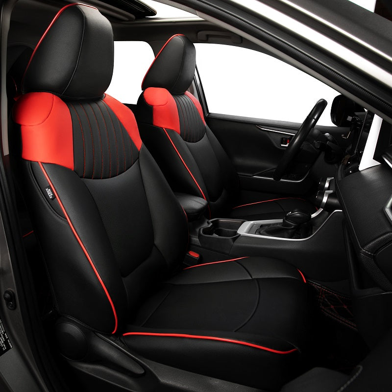 Toyota RAV4 Custom Fit Seat Covers - Premium Car Seat Protectors for 2013-2023 Models | Perfect for Road Trips, Commuting & Pet Protection