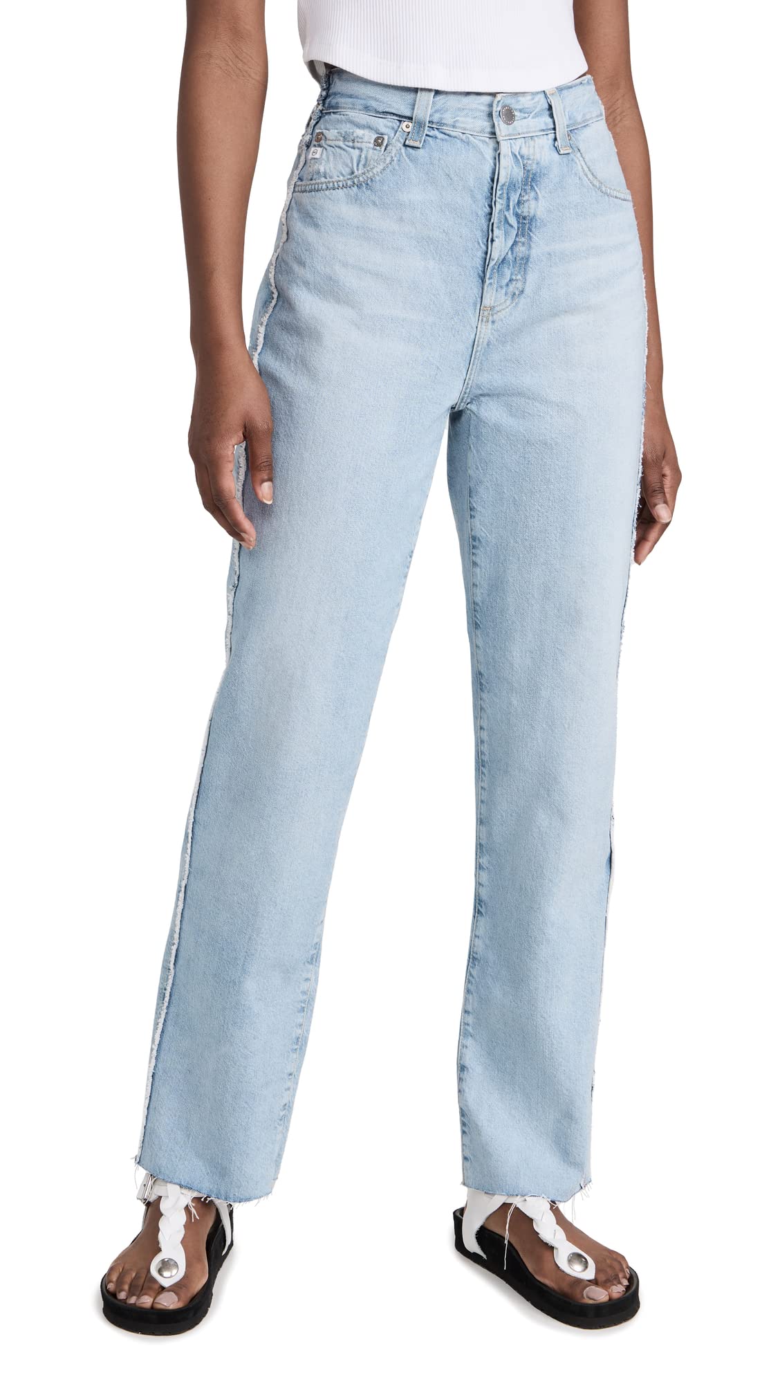AG Adriano Goldschmied Women's Clove Rework High Waist Skinny Jeans - Stretch Denim for Everyday Comfort & Style | Perfect for Work, Date Night & Casual Outings