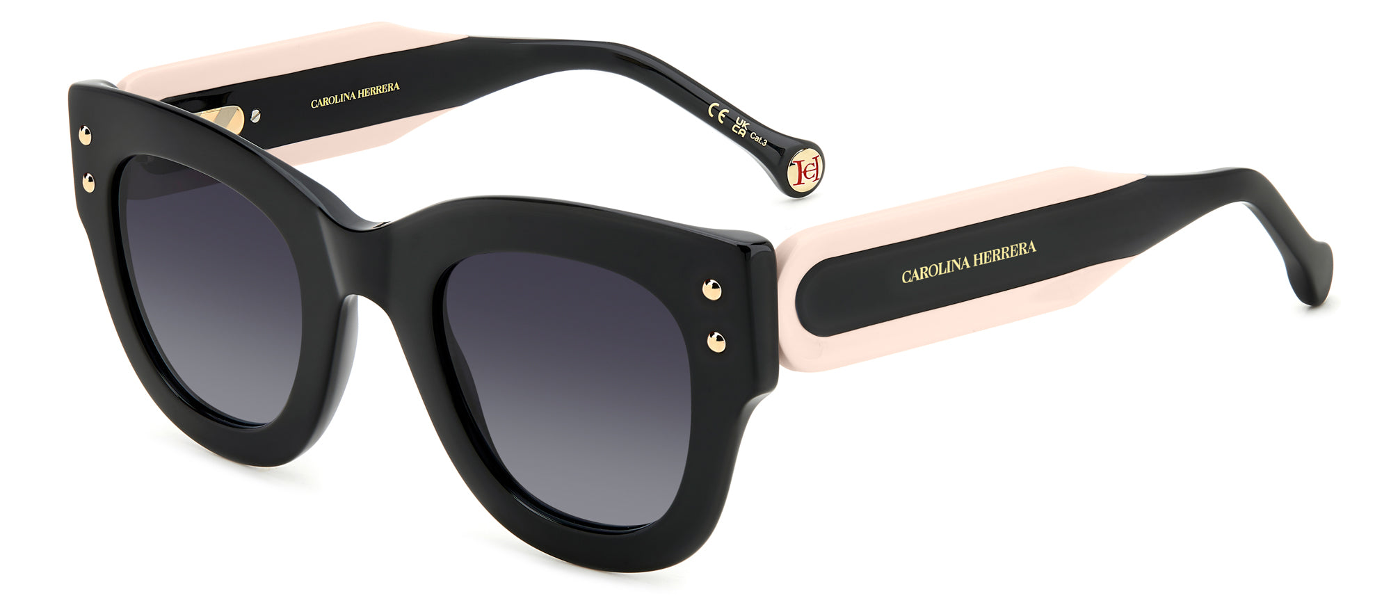 Carolina Herrera HER 0222/S Women's Designer Sunglasses - UV Protection & Polarized Lenses for Outdoor Activities, Driving, and Beach Vacations