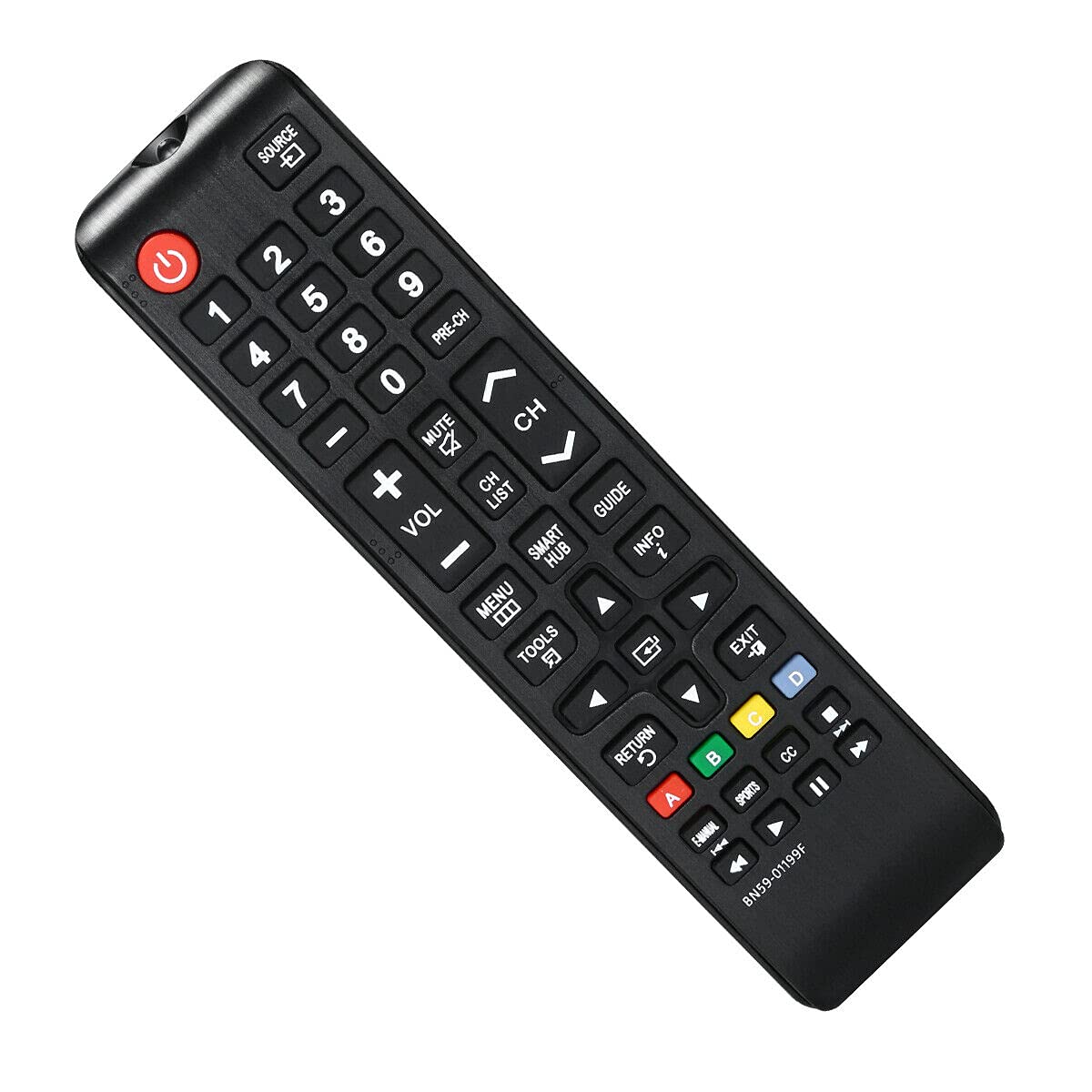 BN5901199F Universal TV Remote Control Replacement for LED LCD HDTV Smart TVs - Compatible with Multiple Brands, Easy Setup for Living Room & Bedroom Entertainment