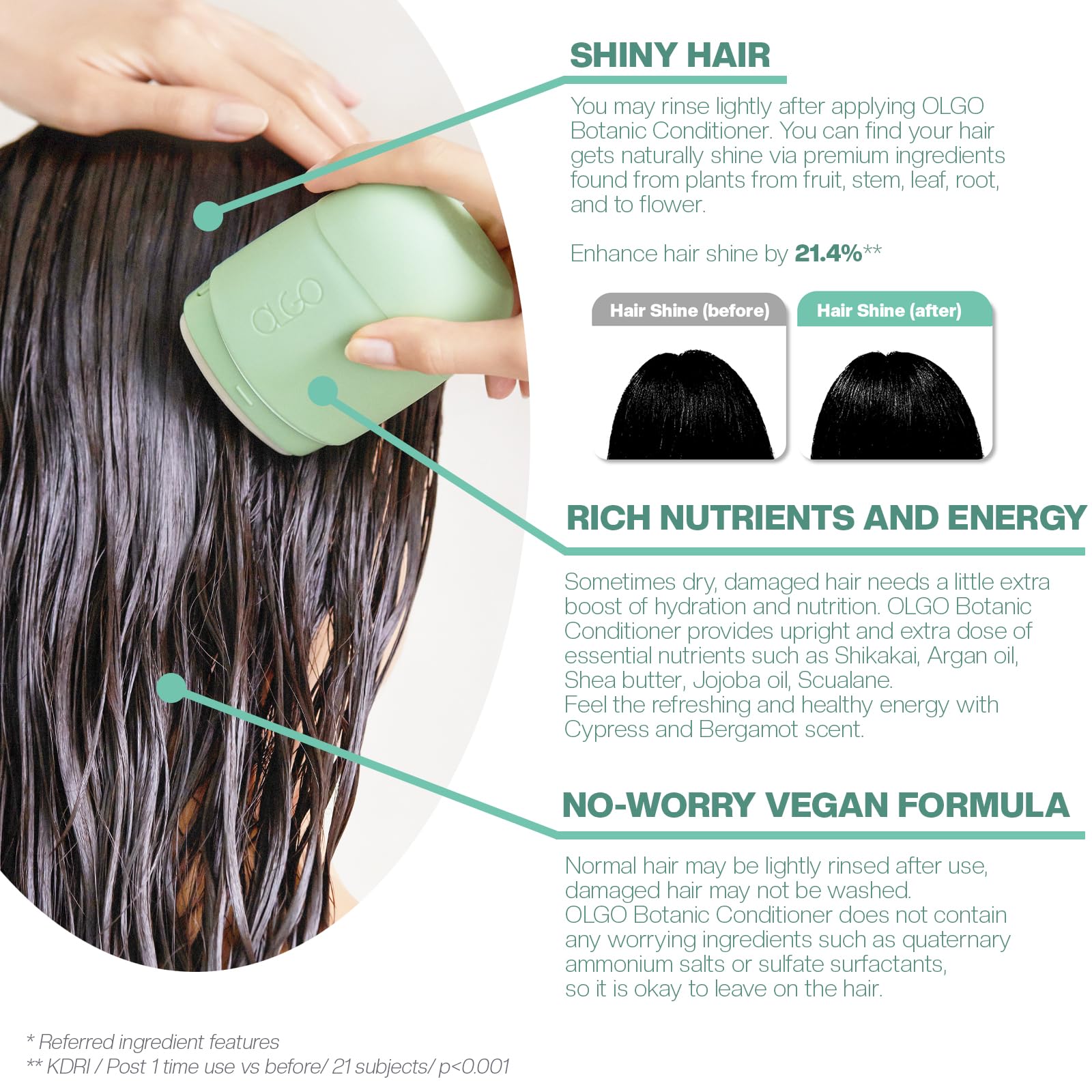 Vegan Certified Citrus Shampoo Stick & Botanic Conditioner Set - Soap Free Solid Shampoo for Normal to Dry Hair with Nourishing Conditioner - Perfect for Travel, Gym & Eco-Friendly Hair Care Routine