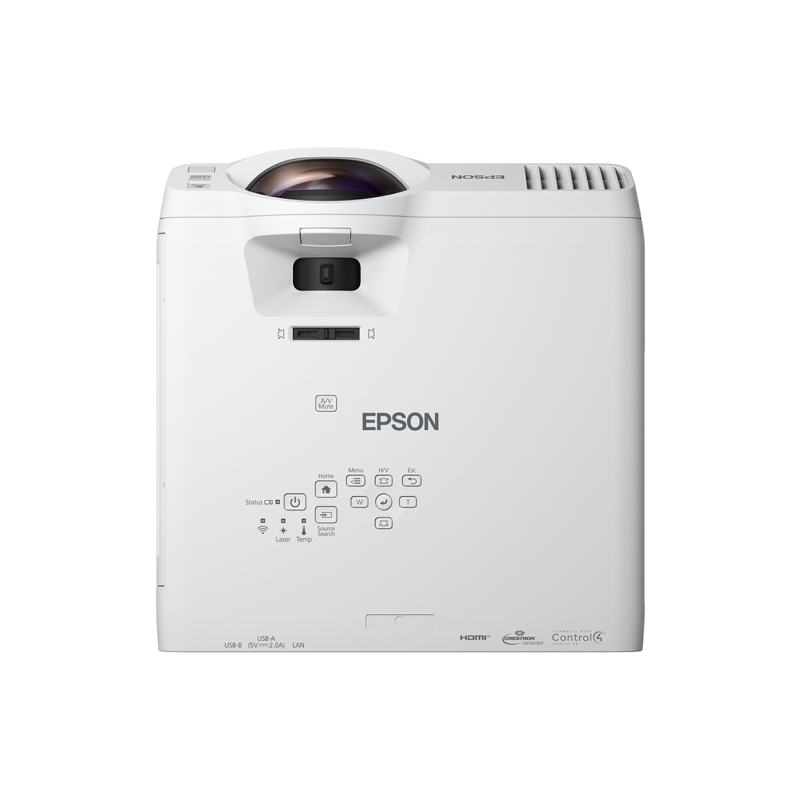 Epson EB-L210SW Short Throw Laser Projector - 4K Ultra HD, 5000 Lumens for Home Theater, Office Presentations & Outdoor Movie Nights