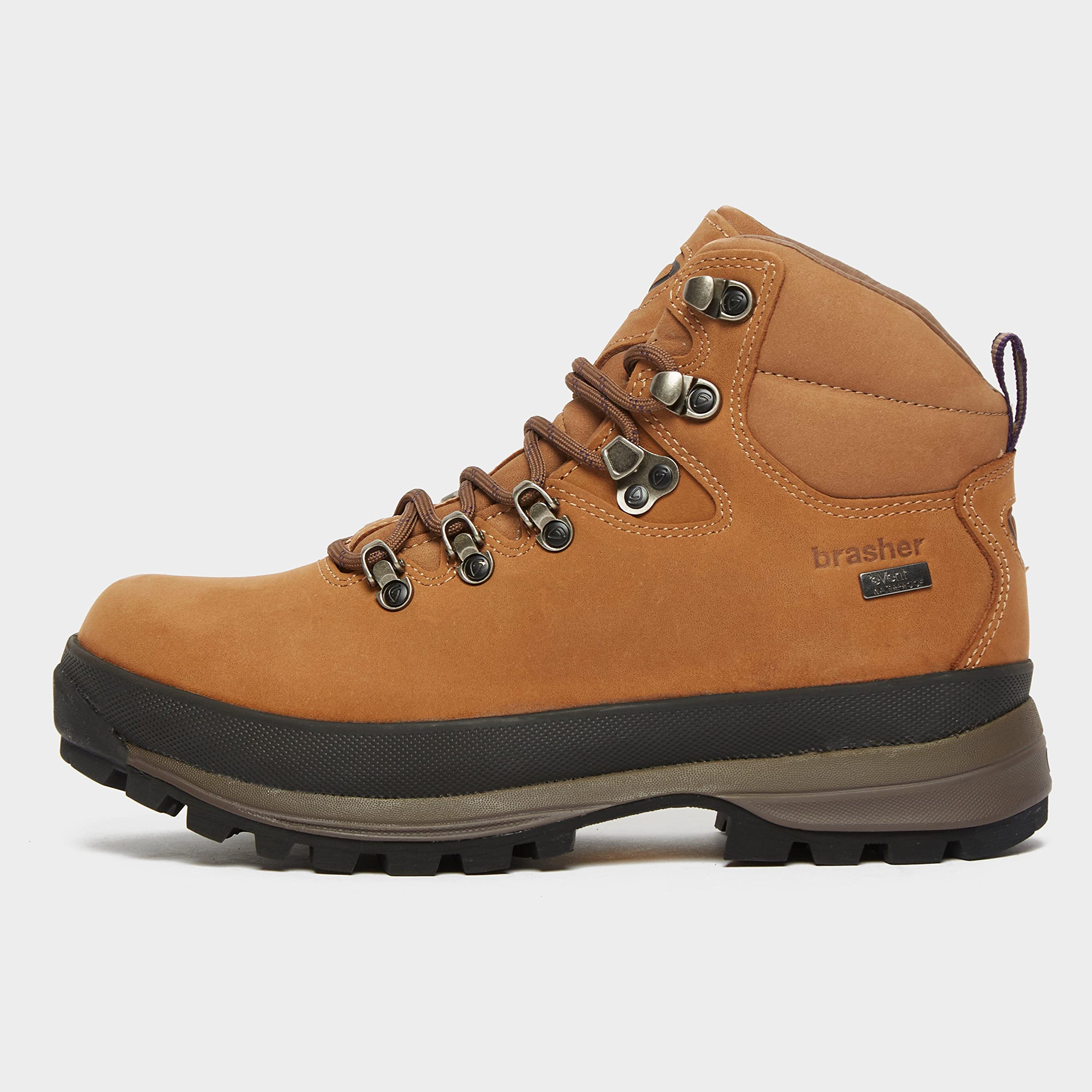 Brasher Women's Country Master Waterproof Leather Hiking Boots with Vibram Outsole - Comfortable Trekking & Walking Footwear for Outdoor Adventures, Camping & Mountain Trails