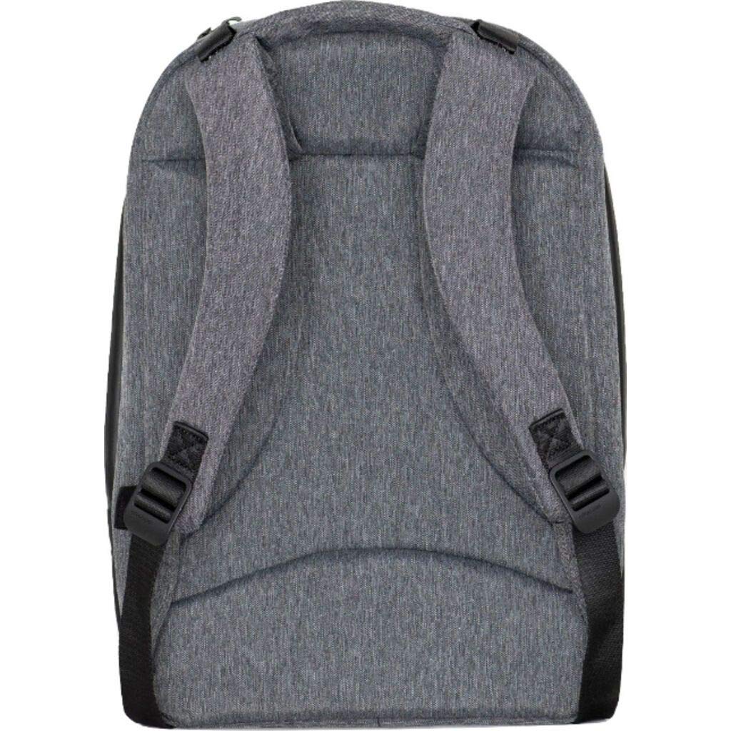 Cote & Ciel Sormonne EcoYarn Backpack - Waterproof Laptop Backpack for Work & Travel, Black/Grey, Durable & Stylish Daypack for Commuters & Digital Nomads