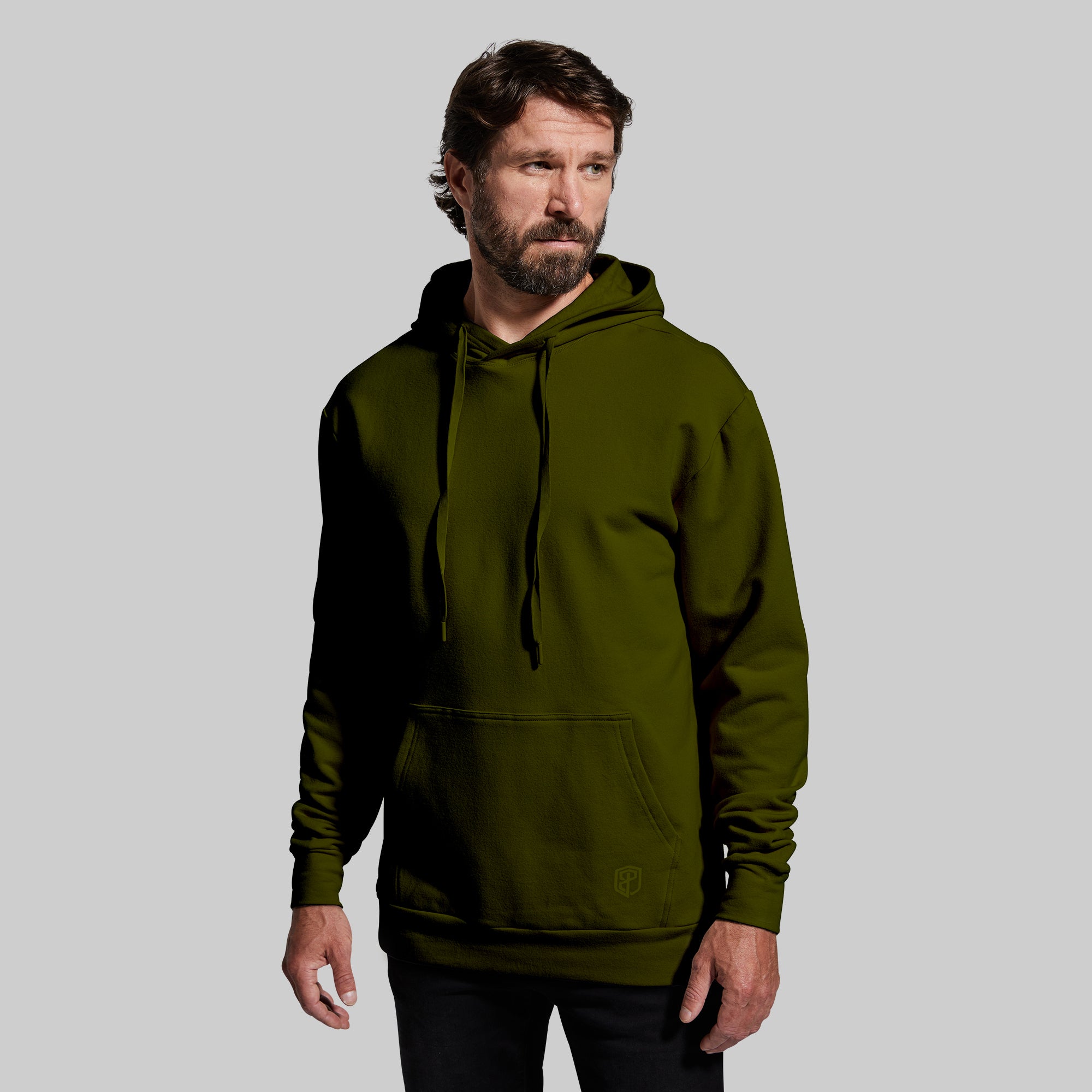 Men's Unmatched Hoodie - Military Green | Premium Cotton Pullover Sweatshirt for Casual Wear, Gym & Outdoor Activities
