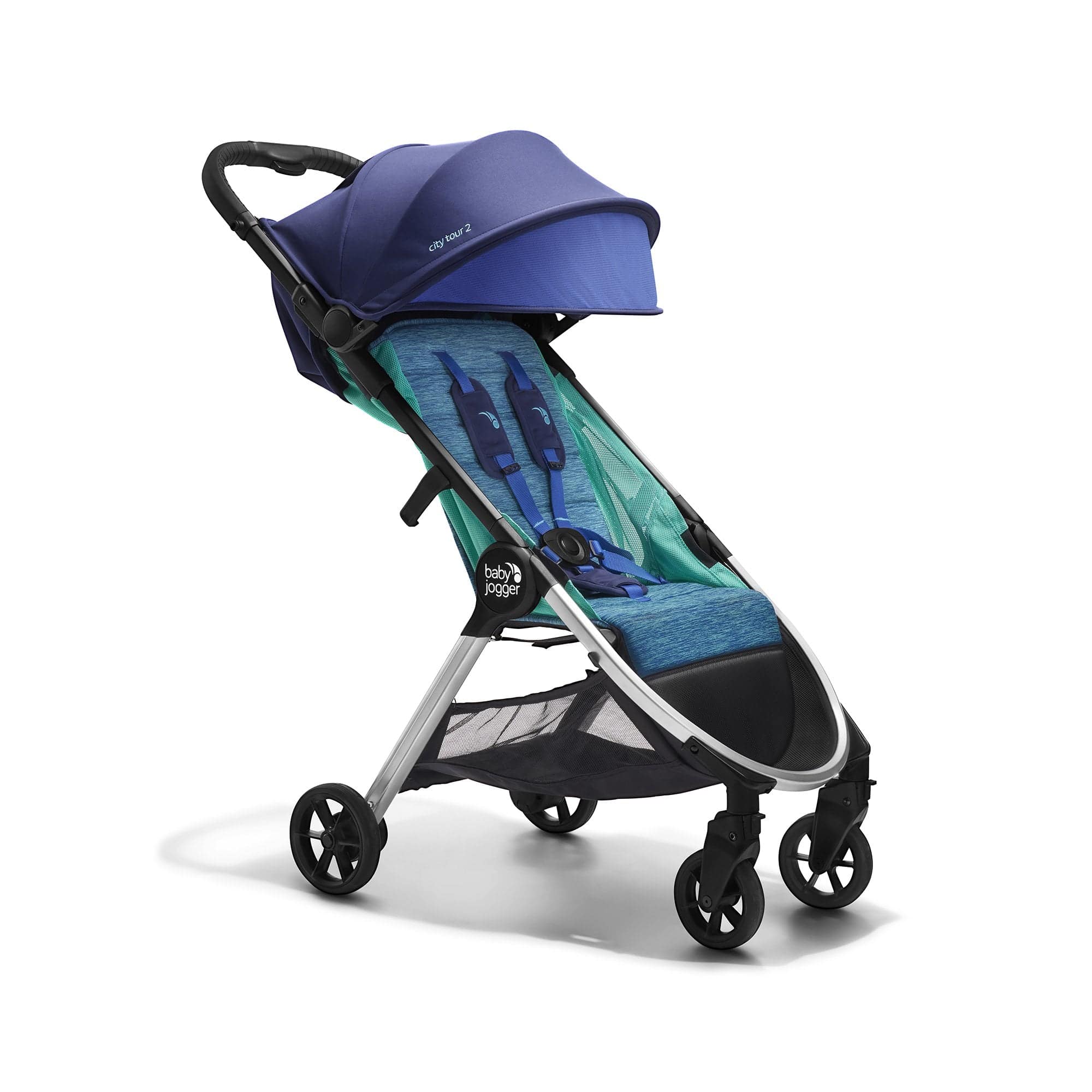Baby Jogger City Tour2 Lightweight Stroller for Newborns & Toddlers - Compact Foldable Travel Stroller for City Walks, Shopping & Airplane Travel
