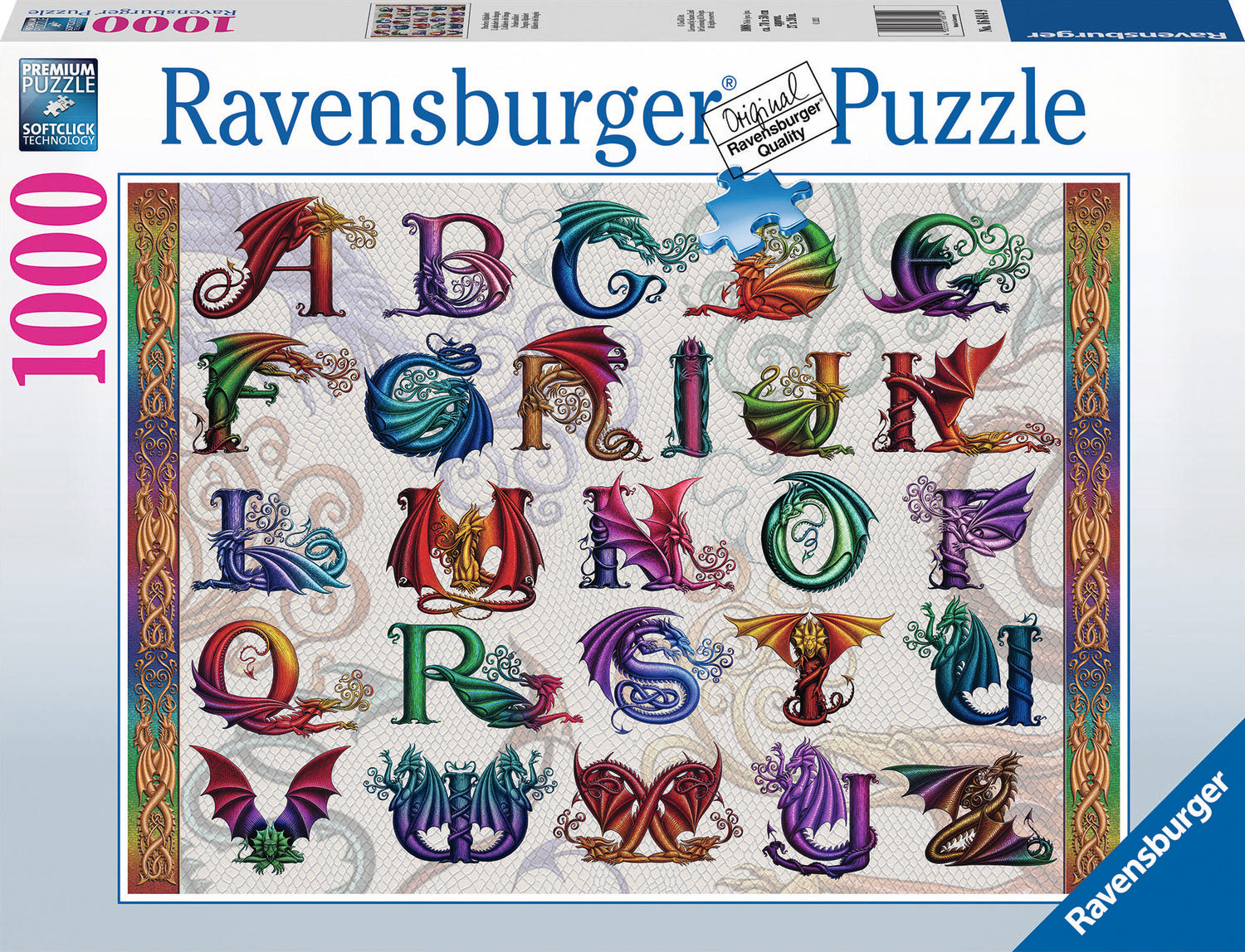 Dragon Alphabet Letters - Fantasy Themed Decorative Letters for Home Decor, DIY Crafts, and Scrapbooking | Perfect for Nursery, Kids' Rooms, and Themed Parties