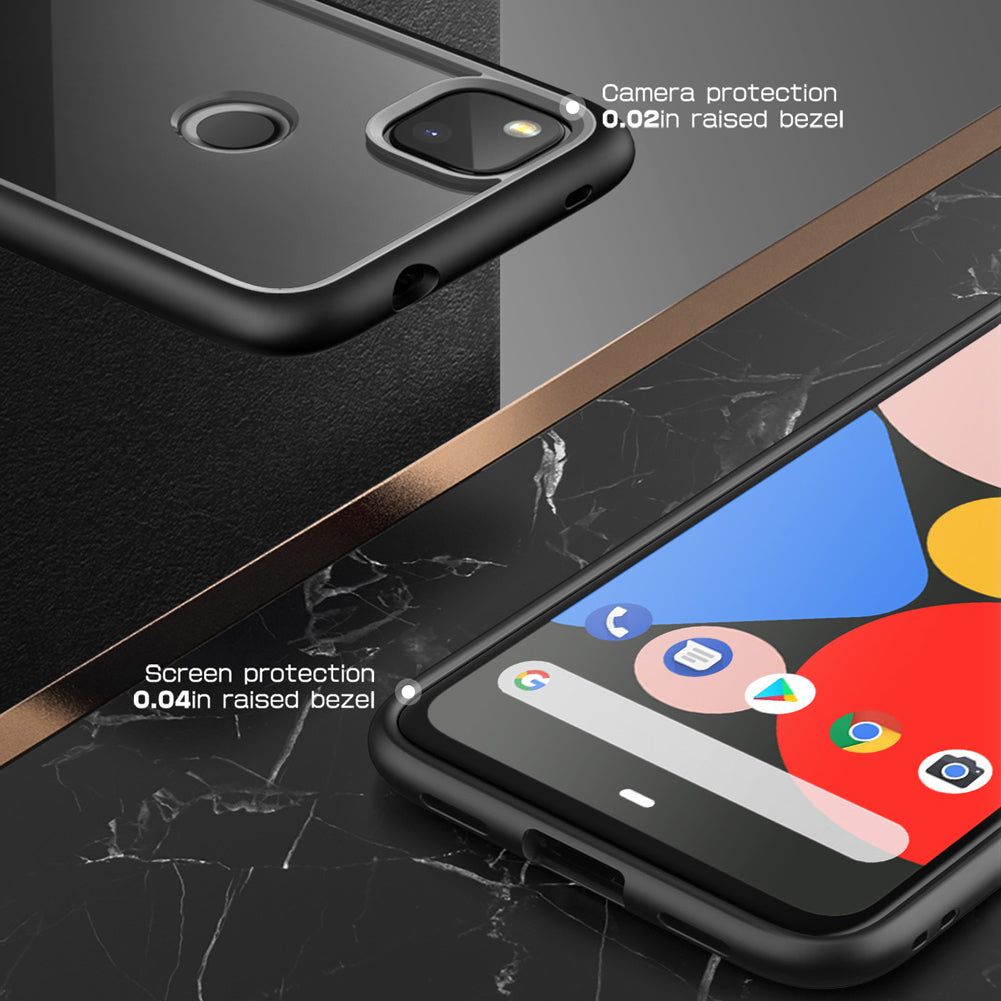 Google Pixel 4a (2020) Clear Protective Case - Shockproof Slim Design with Raised Edges for Screen & Camera Protection - Perfect for Everyday Use & Outdoor Activities
