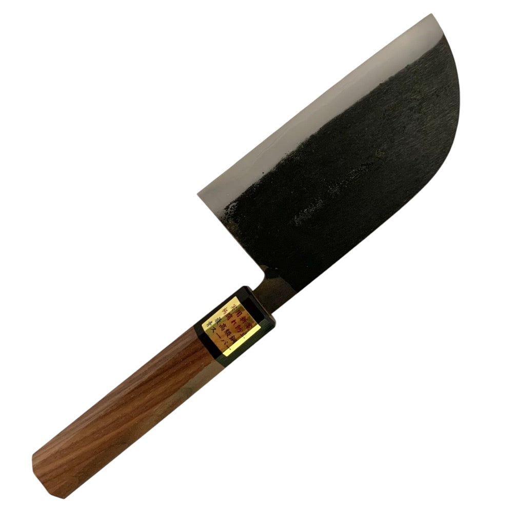 Moritaka Aogami Super Steel Kamagata Utility Knife 130mm - Japanese Kitchen Knife for Slicing, Dicing & Precision Cutting - Perfect for Chefs & Home Cooking
