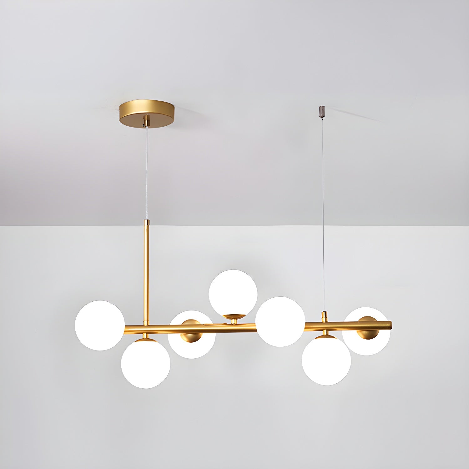 Aurelia Globe Chandelier - Modern Crystal Ceiling Light Fixture for Dining Room, Living Room, Bedroom | Elegant Lighting for Home Decor & Interior Design