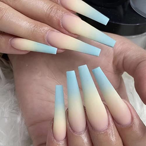 Gradient Blue and Yellow