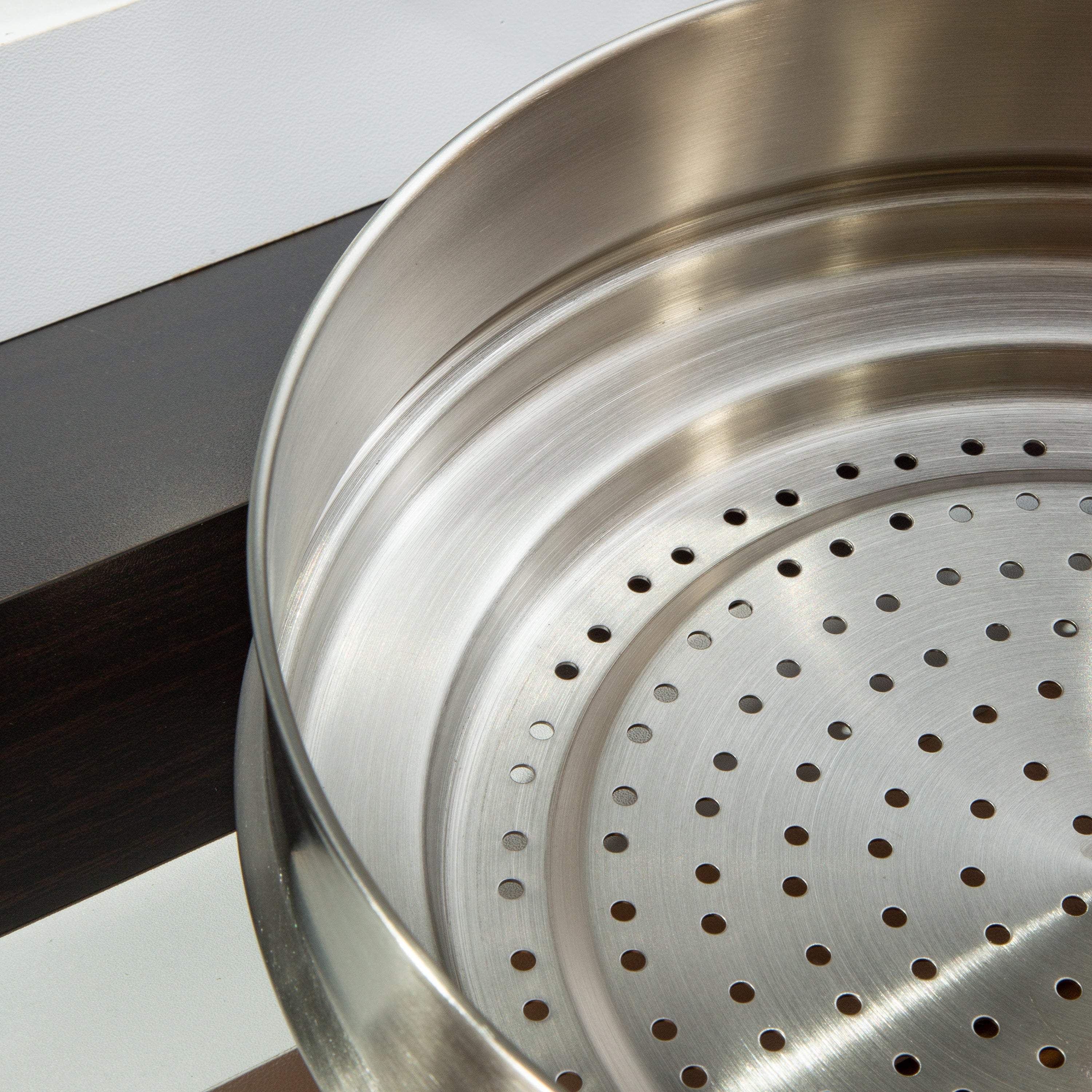 BergHOFF Leo Graphite 3-Piece Recycled 18/10 Stainless Steel Steamer Set - Durable Cookware for Healthy Vegetables, Dumplings & Seafood | Perfect for Stovetop Cooking & Meal Prep