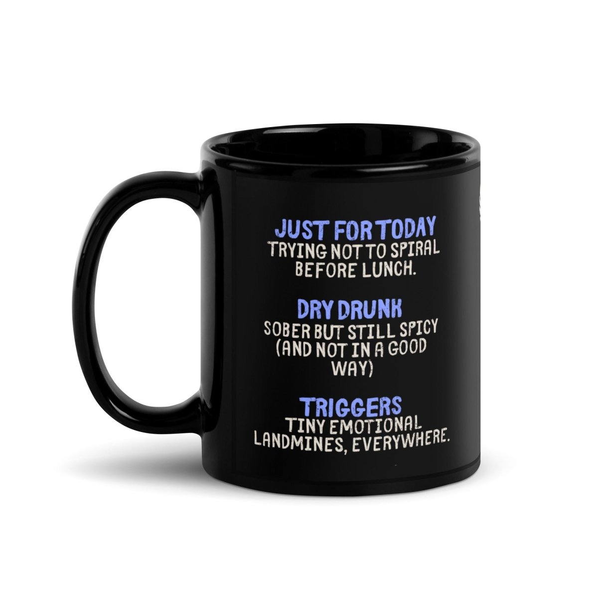 Sober Translations Vol. 2 - Black Glossy Coffee Mug (11oz & 15oz) - Perfect for Home, Office & Gifts