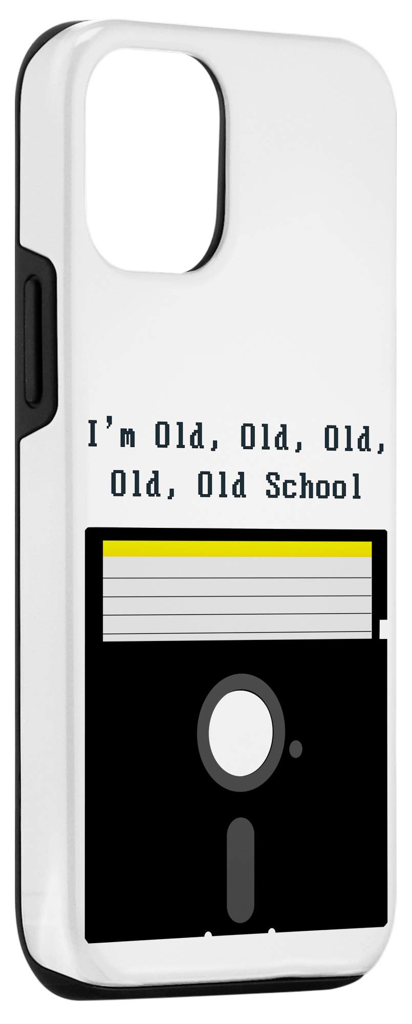 iPhone 12/12 Pro Vintage Computer Nerd Case - Funny Old School Design for Tech Lovers - Perfect Birthday Gift for Computer Geeks & Retro Tech Enthusiasts