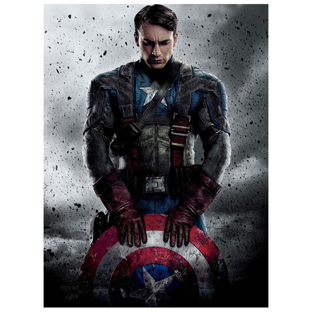 Marvel Captain America Wooden Jigsaw Puzzle - 500/1000/1500 Pieces for Adults & Kids, Stress Relief & Family Game Night, Educational Toy & Gift Idea (1500-Piece Set)