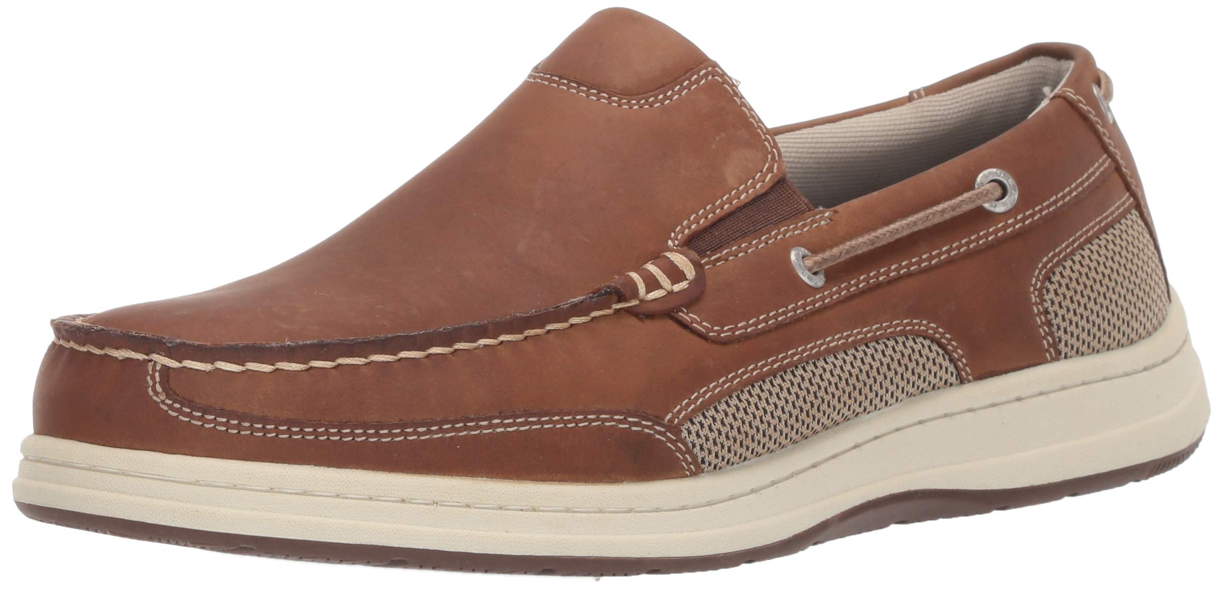 Dockers Men's Tiller Boat Shoes - Comfortable Casual Loafers for Men | Slip-On Deck Shoes with Non-Slip Sole | Perfect for Boating, Driving & Everyday Wear