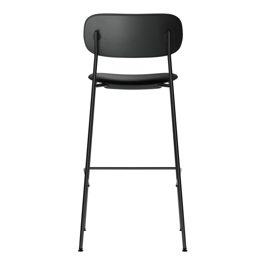 Co Bar Chair - Fully Upholstered Bar Stool with Padded Seat & Backrest | Perfect for Kitchen Islands, Home Bars & Commercial Use
