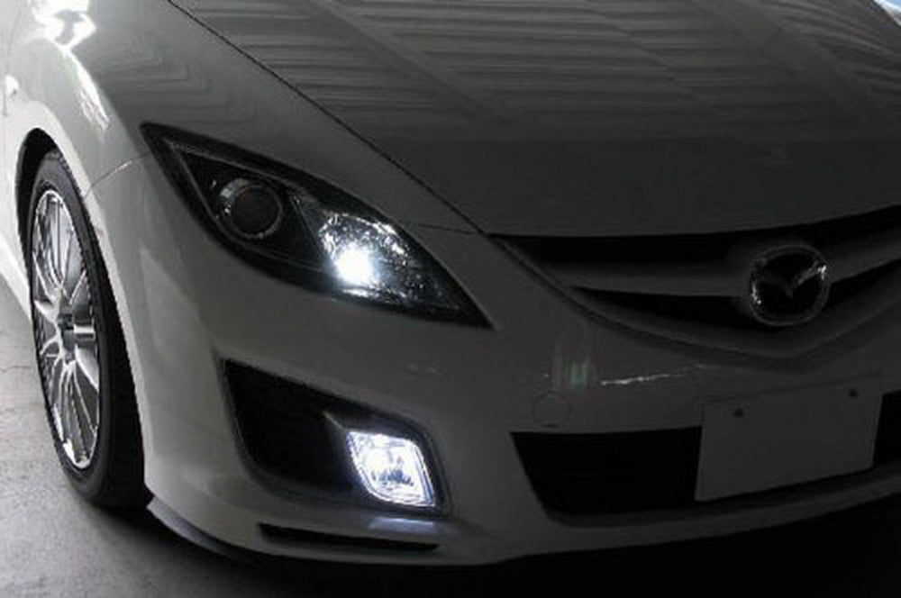 2-Pack Xenon White 9145 9140 H10 9005 69 SMD LED Bulbs - High Brightness Fog Light Replacement for Cars, Trucks, SUVs - Perfect for Night Driving and Inclement Weather Visibility