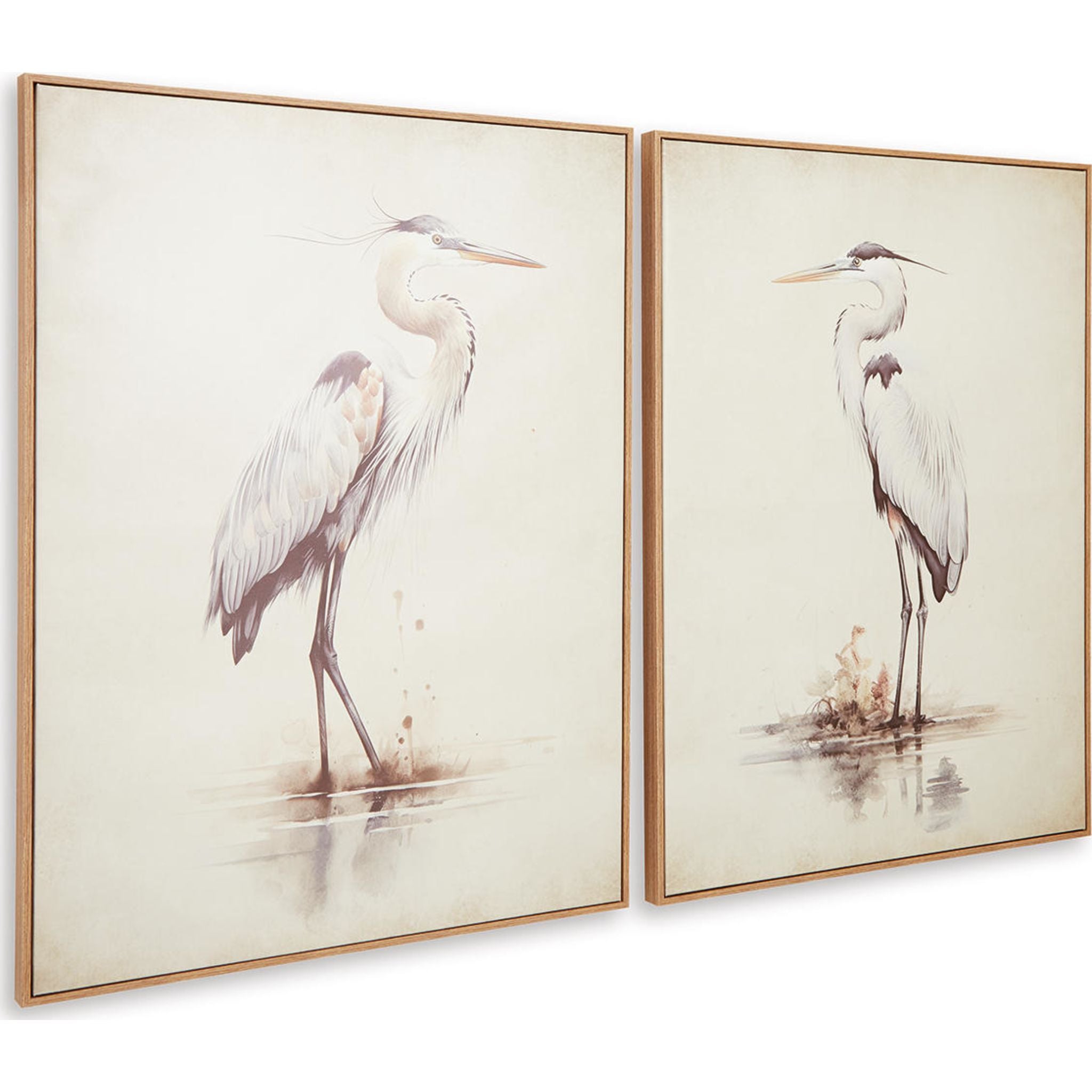 Aubinell Modern Wall Art Set of 2 - 30x40 Inch Canvas Prints for Living Room, Bedroom & Office Decor | Abstract Painting Home Decoration