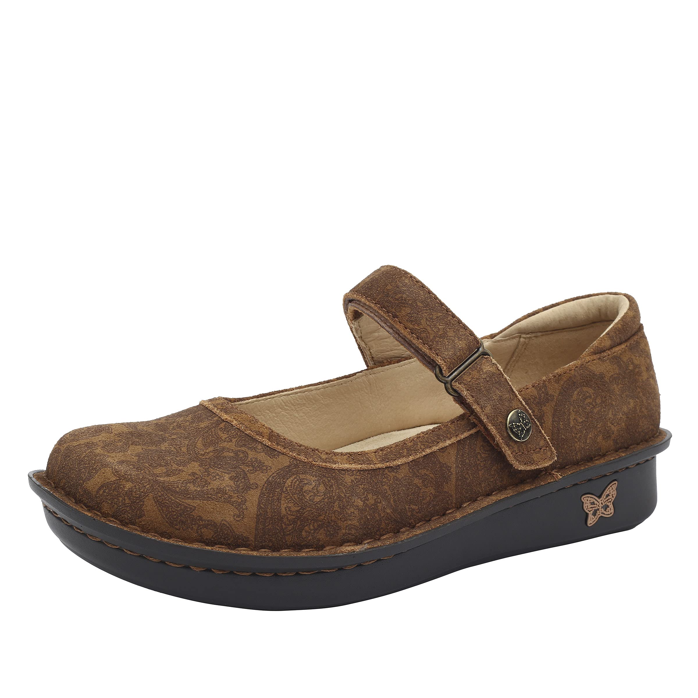 Alegria Belle Women's Mary Jane Shoes - Comfortable & Stylish Slip-On for Work, Nursing & Everyday Wear