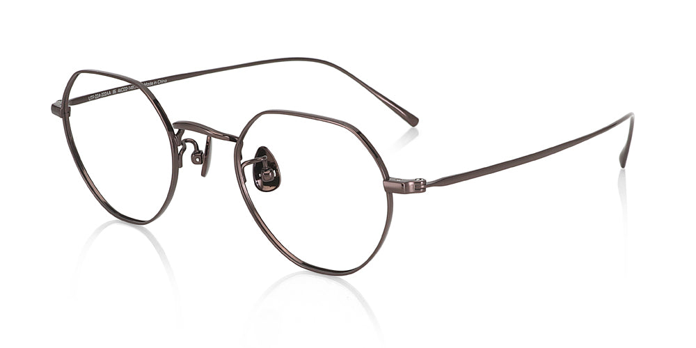 Premium Classic All Titanium 222 Eyeglass Frames - Lightweight Durable Titanium Glasses for Men & Women - Perfect for Office, Reading & Everyday Wear