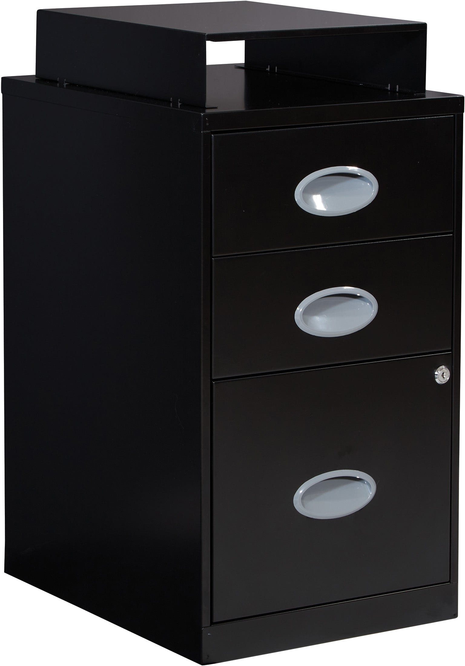 Office Star 3-Drawer Metal File Cabinet - Letter Size, Lockable Storage for Home & Office Organization [CF3DR] - Perfect for Document Filing, Office Supplies Storage & Workspace Organization