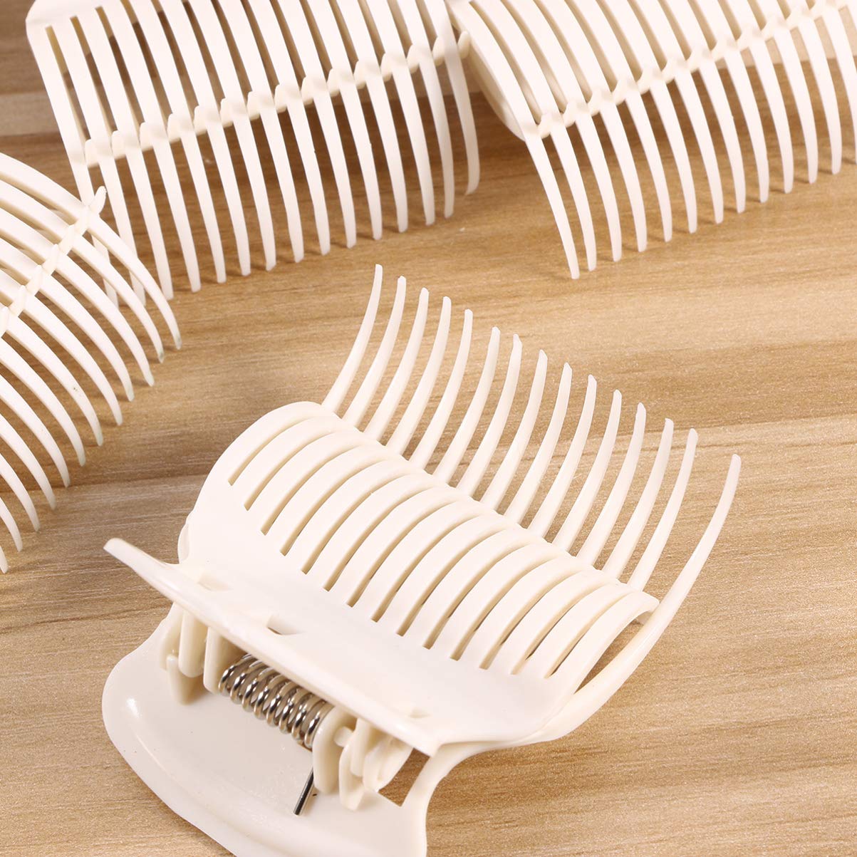 Minkissy Hot Roller Clips - 12pcs High Temperature Hair Curler Claw Clips for Perm, Dye & Salon Use - Durable Replacement Hair Accessories for Styling & Daily Hair Care