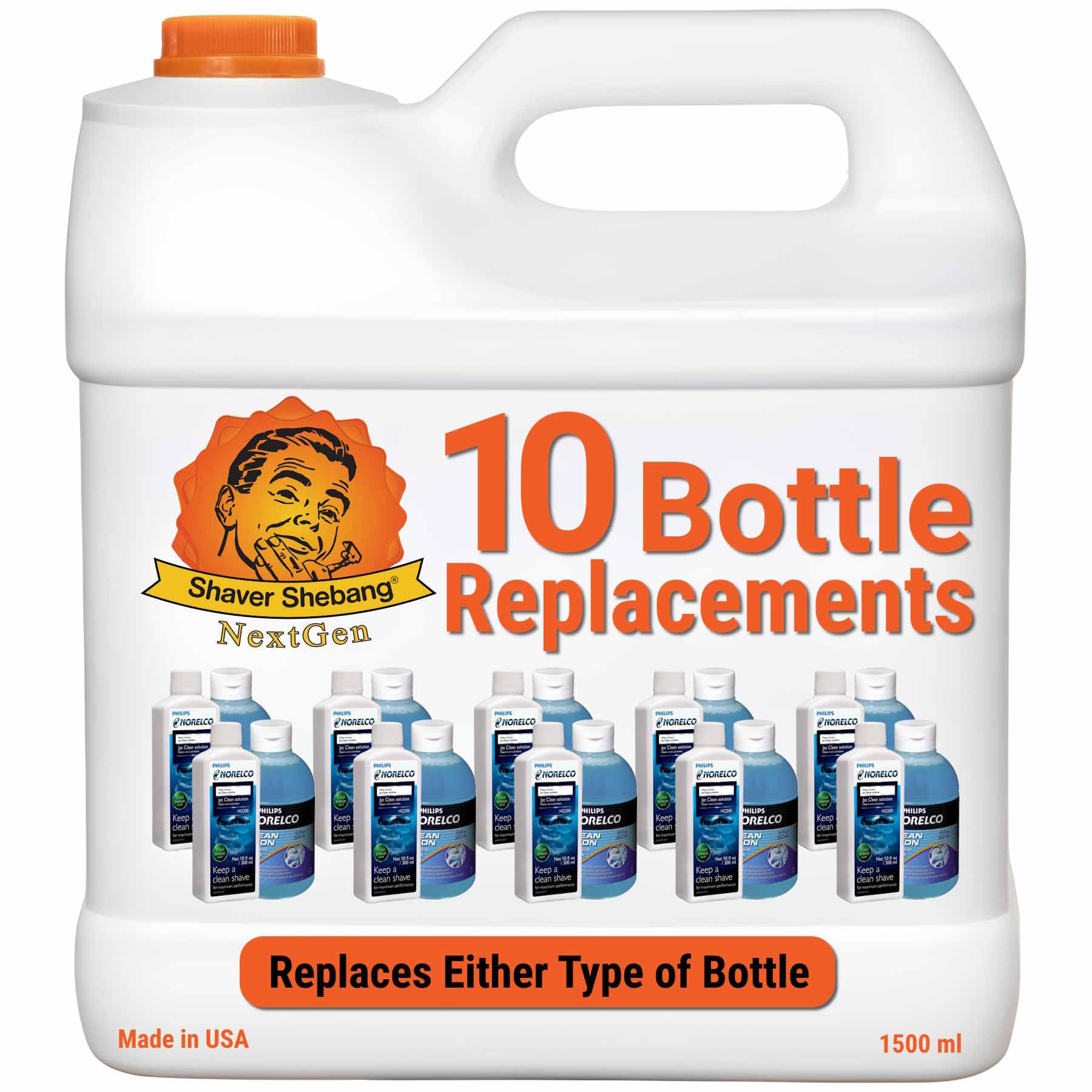 Replacement Bottles for Jet Clean HQ200 - Pack of 10 | Compatible with Pressure Washer Accessories for Home & Car Cleaning