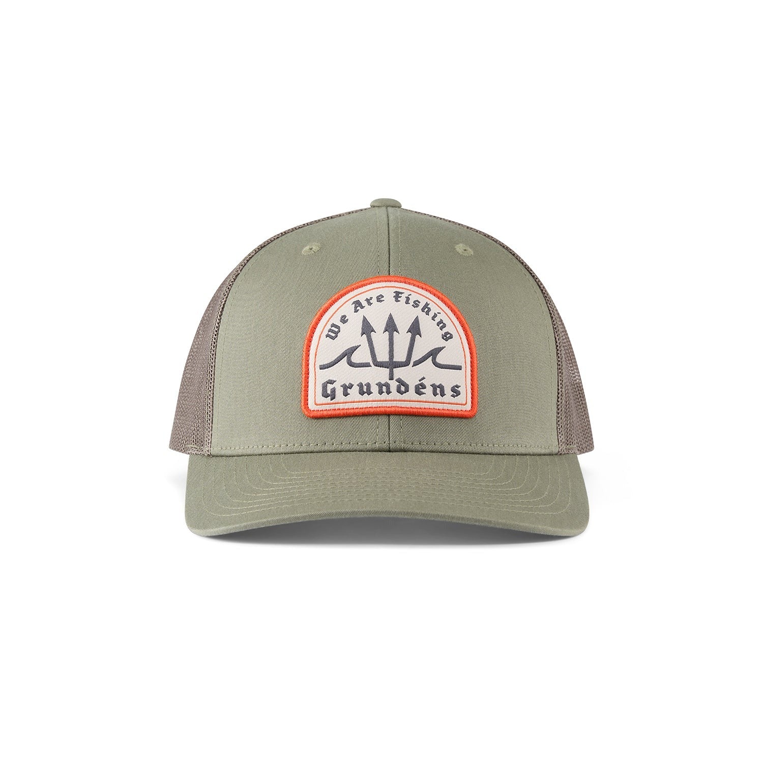 Grundens Poseidon Trucker Hat - Waterproof Fishing Hat for Men & Women - UV Sun Protection Cap for Outdoor, Boating, and Hiking