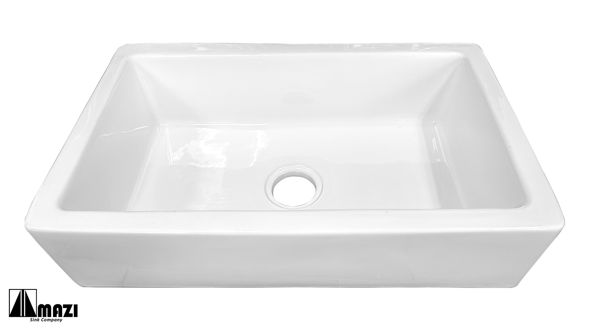 Premium 33-inch White Ceramic Farmhouse Kitchen Sink - Durable Fireclay Apron Front Sink for Rustic & Modern Kitchens | Perfect for Country Homes, Renovations & Farmhouse Style Decor
