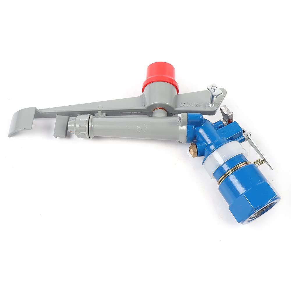 360° Adjustable Water Irrigation Spray Gun - Heavy Duty Impact Sprinkler for Large Area Lawn, Garden & Farm Irrigation | Perfect for Grass, Plants, Flowers & Vegetable Gardens