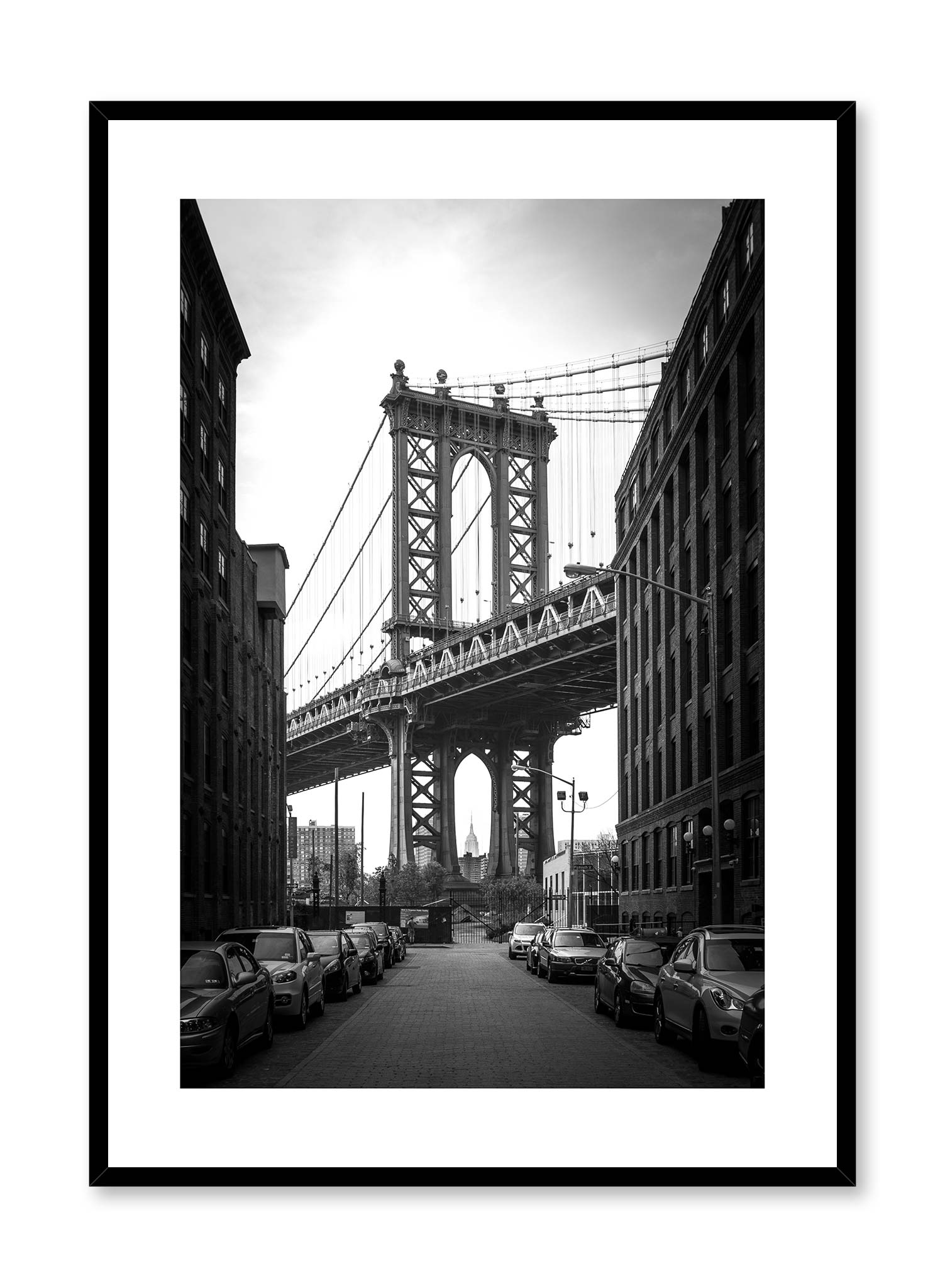NYC Poster - Vintage New York City Skyline Wall Art Print - Perfect for Home, Office & Apartment Decor
